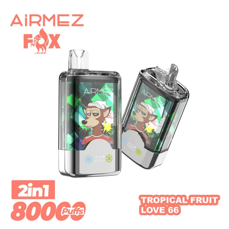 Airmez Fox 80000パフ 2-in-1 使い捨て電子タバコ 画像3