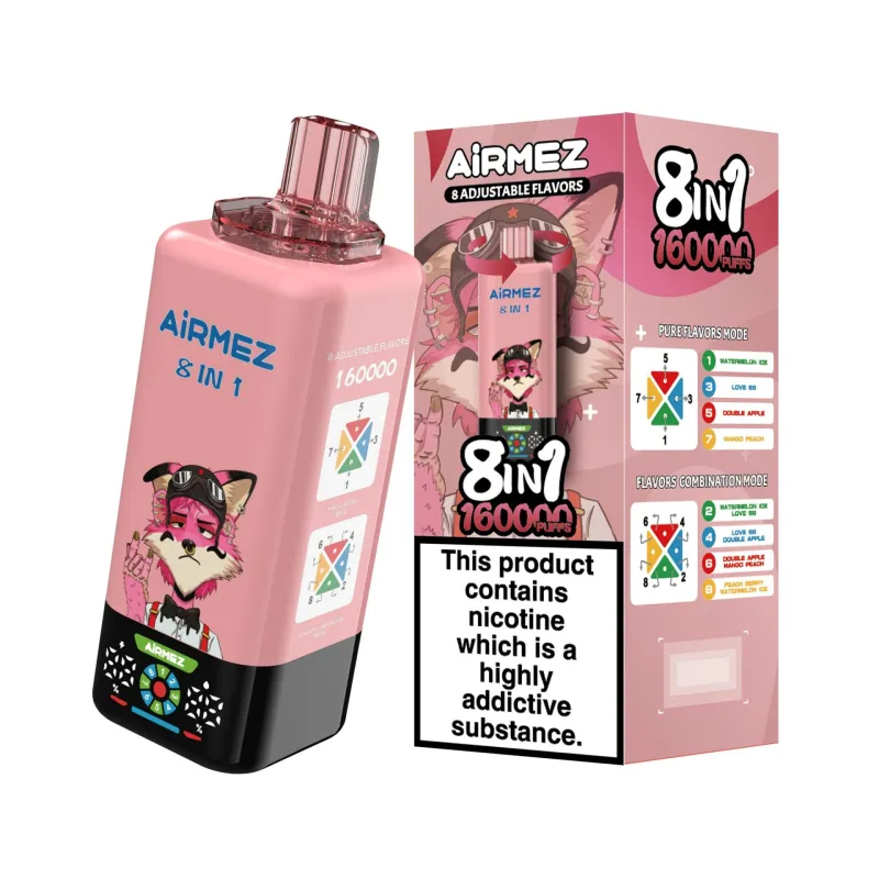 Airmez 160000パフ 8-in-1 使い捨て電子タバコ 画像6