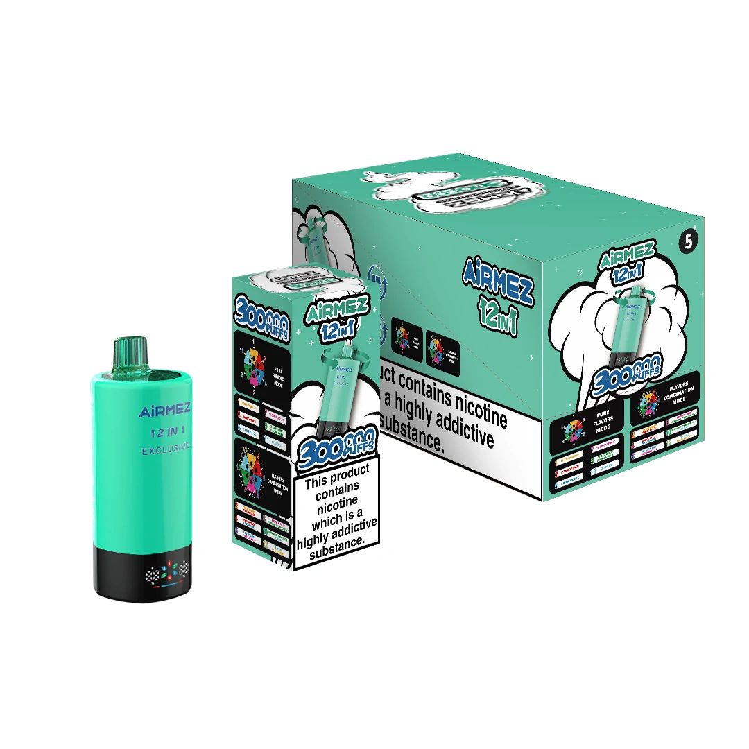 Airmez 300000パフ 12-in-1 使い捨て電子タバコ 画像6