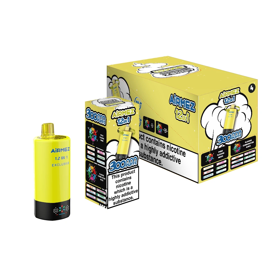 Airmez 300000パフ 12-in-1 使い捨て電子タバコ 画像4