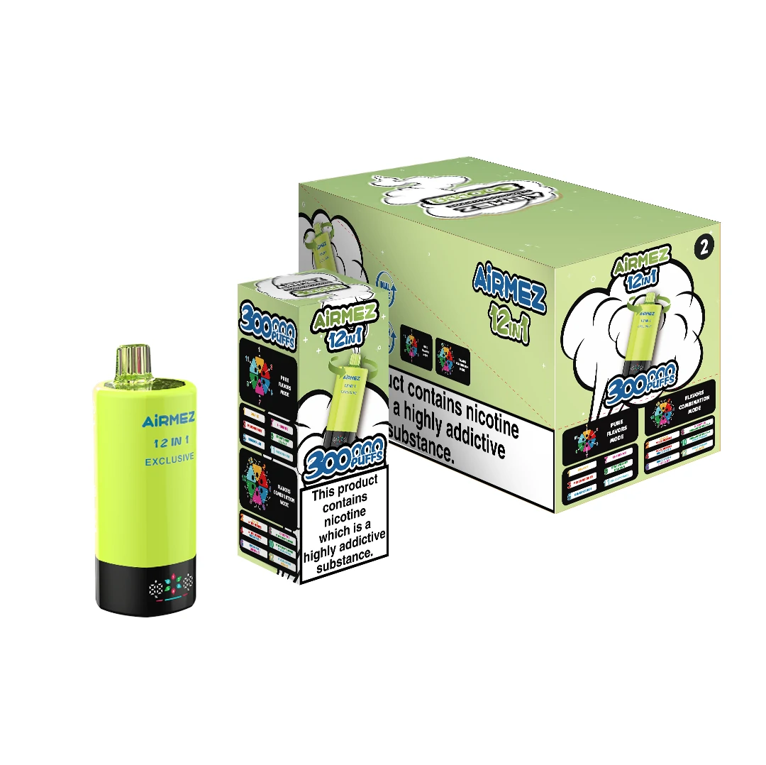 Airmez 300000パフ 12-in-1 使い捨て電子タバコ 画像2
