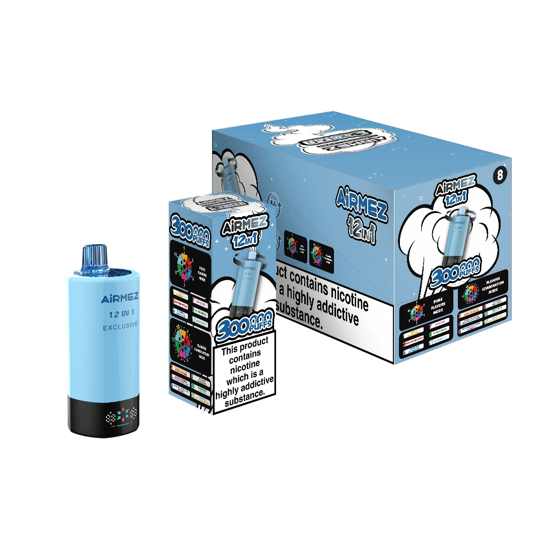 Airmez 300000パフ 12-in-1 使い捨て電子タバコ 画像5