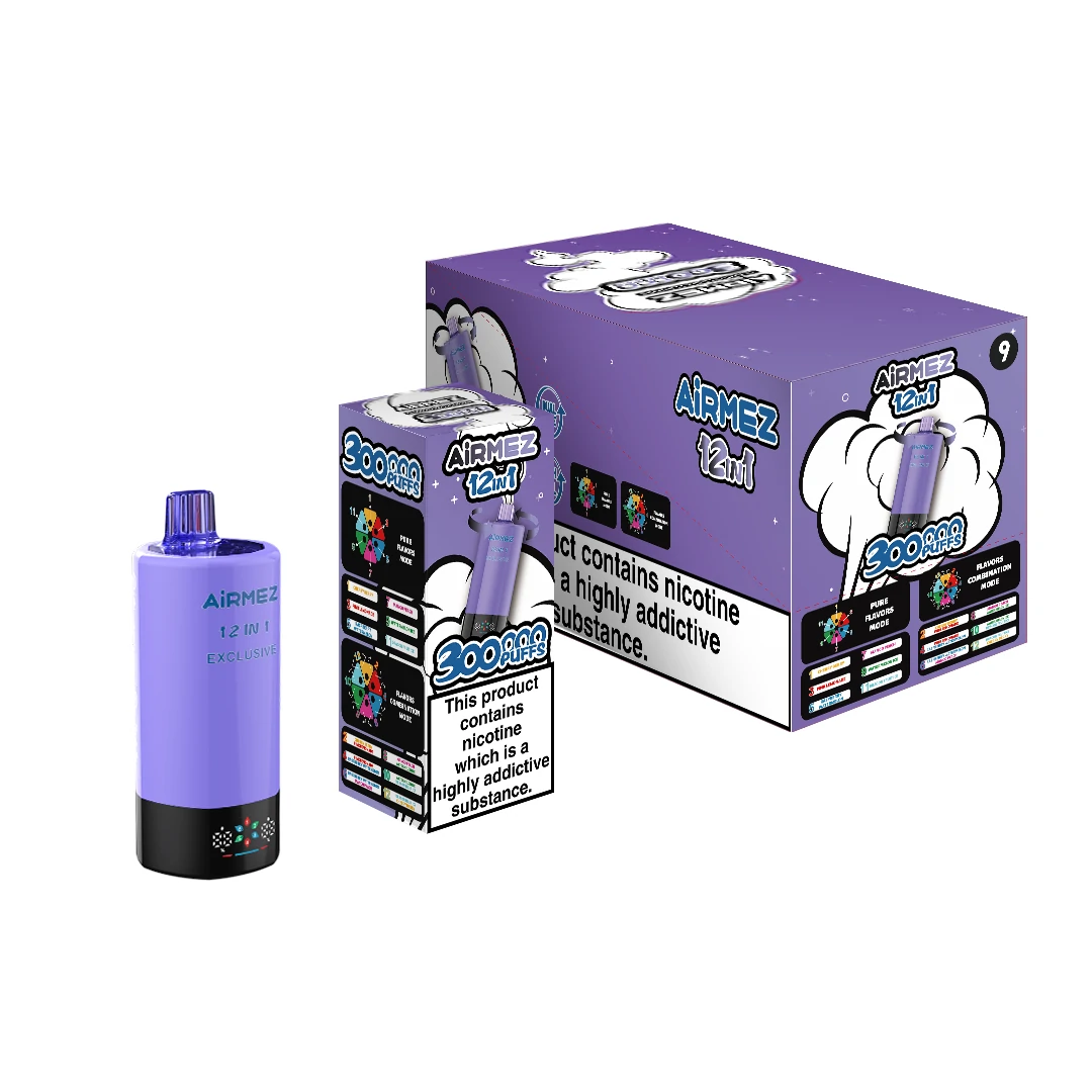 Airmez 300000パフ 12-in-1 使い捨て電子タバコ 画像8
