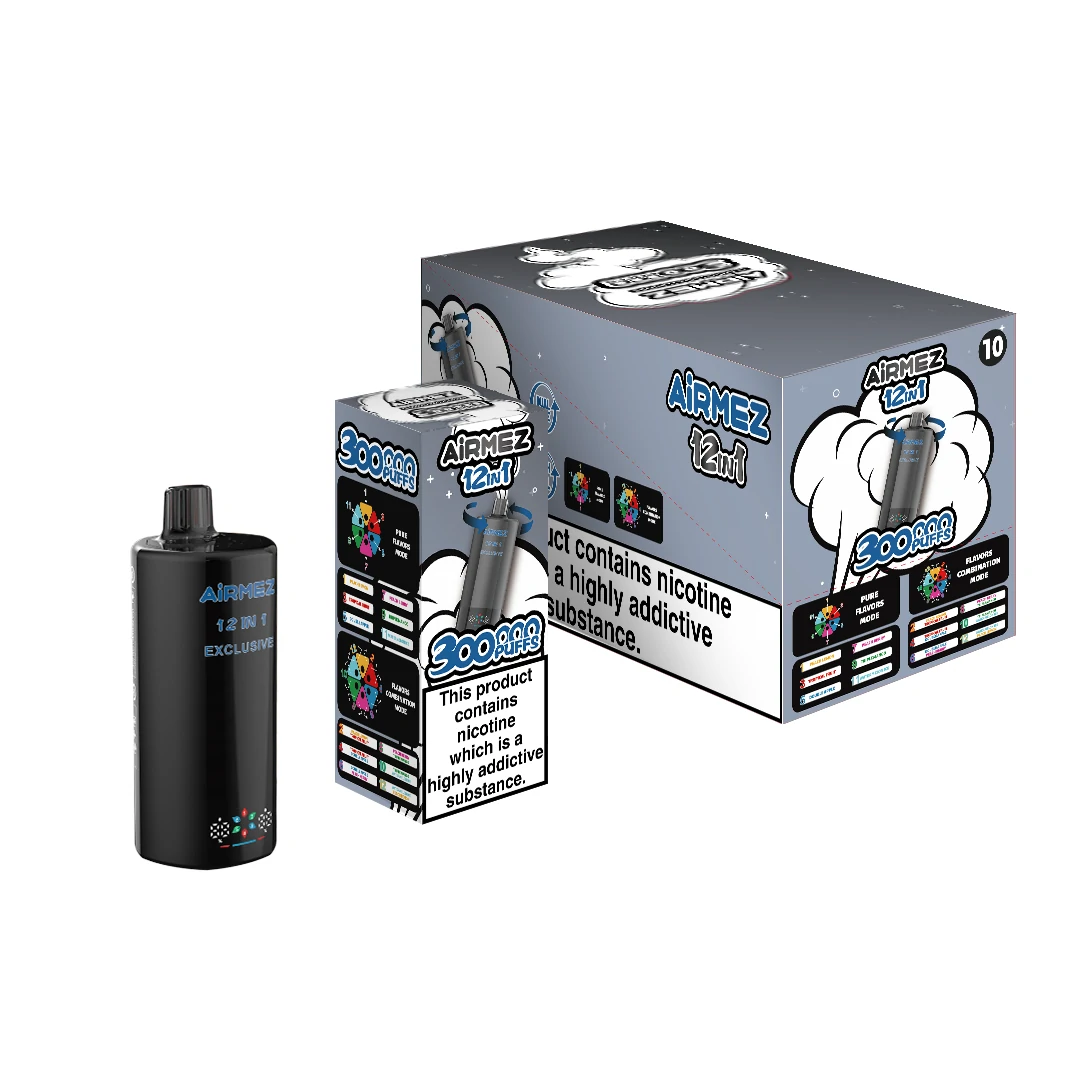 Airmez 300000パフ 12-in-1 使い捨て電子タバコ 画像10