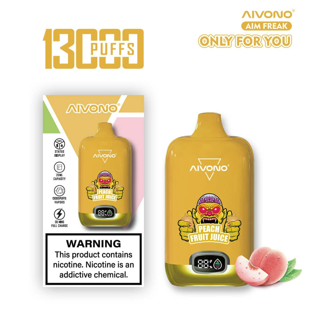 Aivono Aim Freak 13000パフ 使い捨て電子タバコ 画像7
