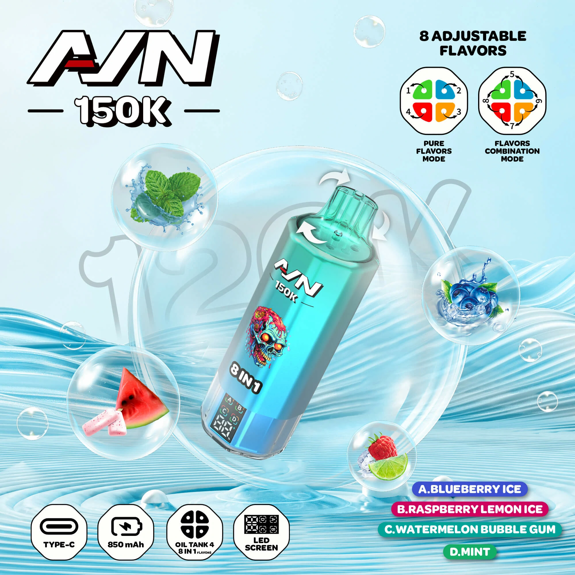 AIVONO AIM AVN 150000パフ 使い捨て電子タバコ 画像7