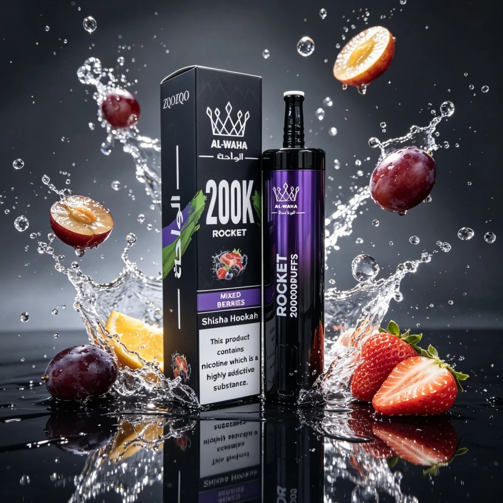 Al WAHA Rocket 200000パフ 使い捨て電子タバコ 画像7