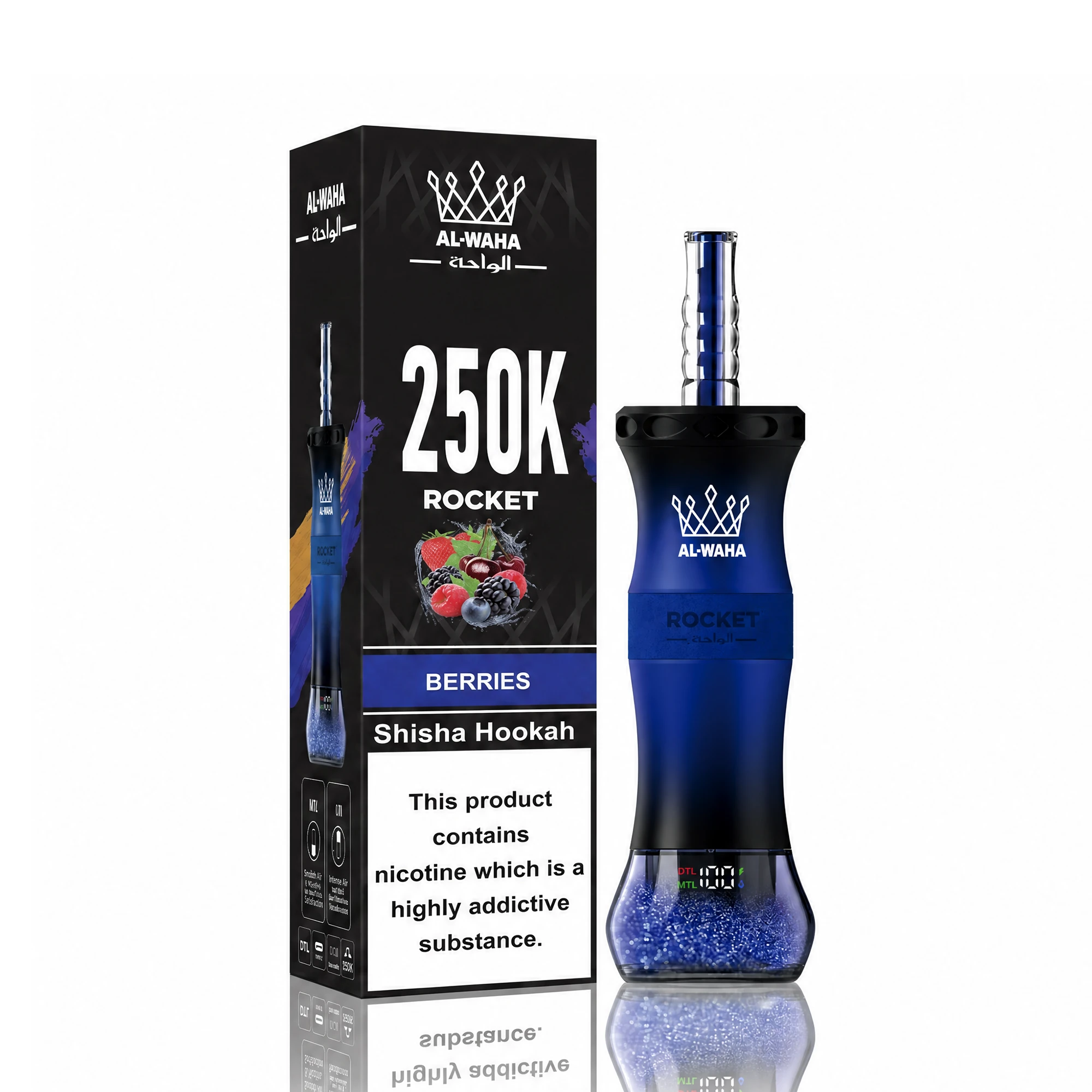 Al WAHA Rocket 250000パフ 使い捨て電子タバコ 画像3