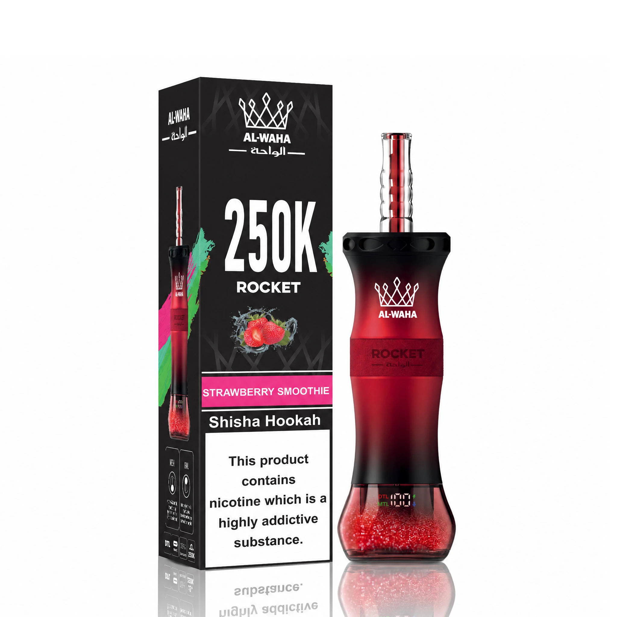 Al WAHA Rocket 250000パフ 使い捨て電子タバコ 画像7