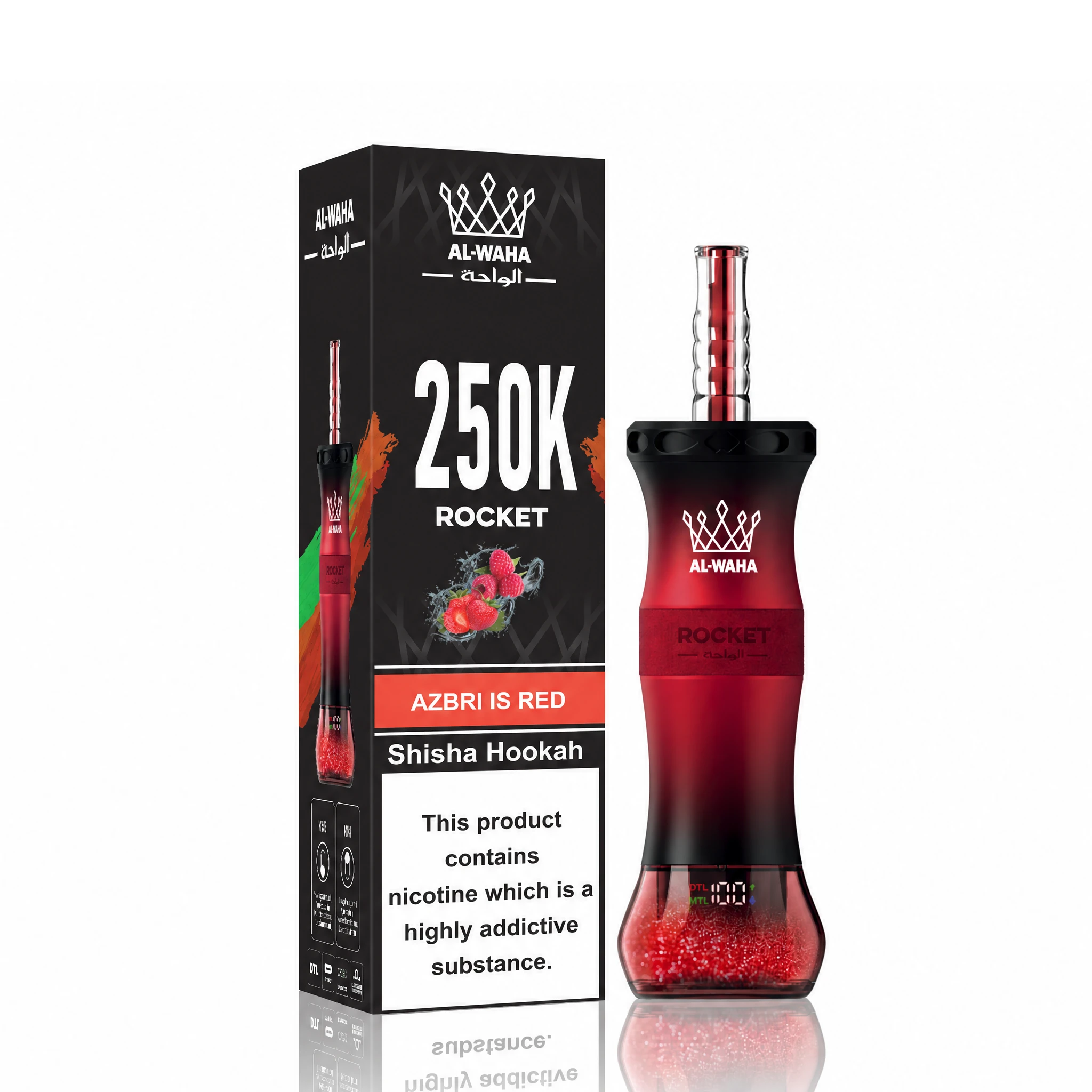 Al WAHA Rocket 250000パフ 使い捨て電子タバコ 画像8