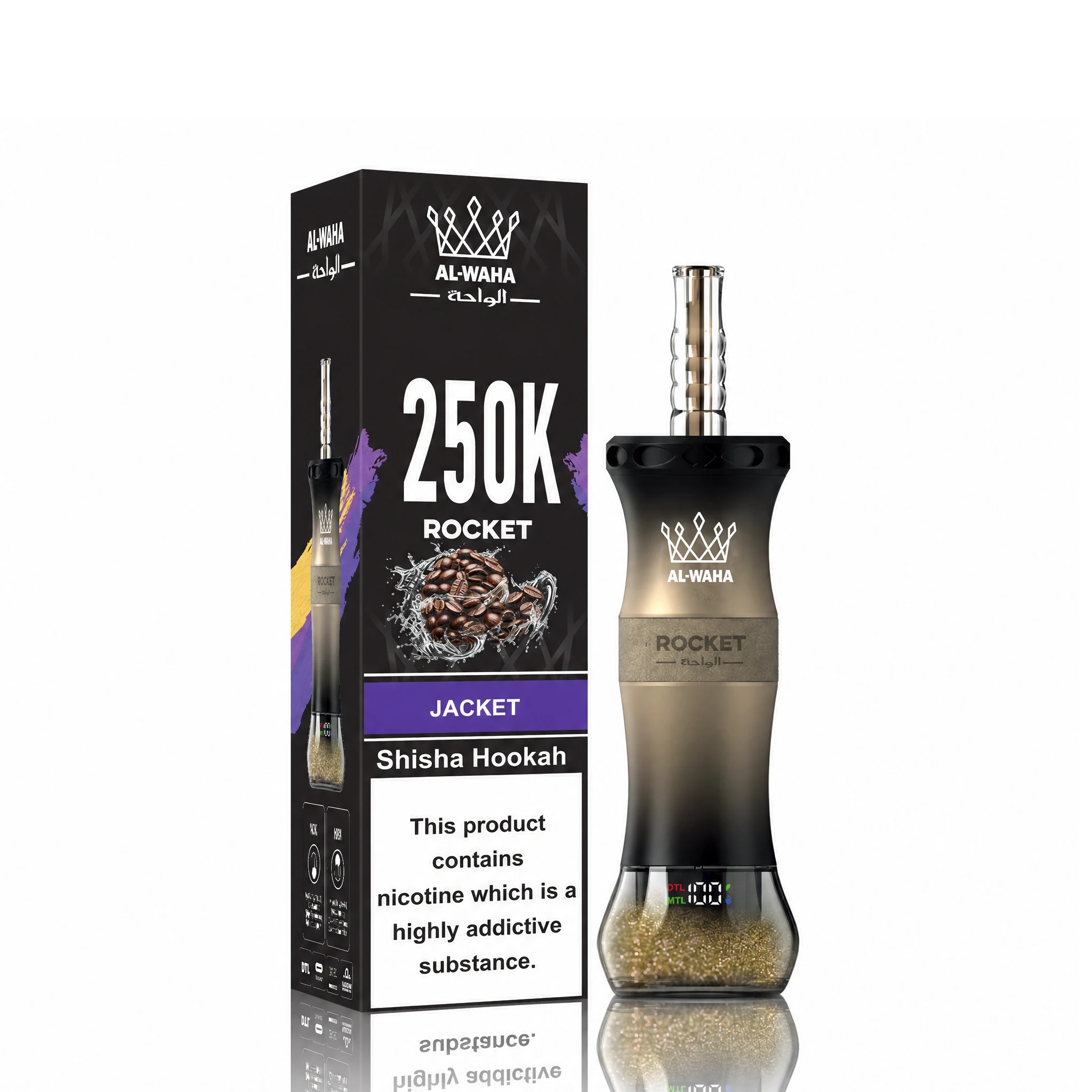 Al WAHA Rocket 250000パフ 使い捨て電子タバコ 画像6