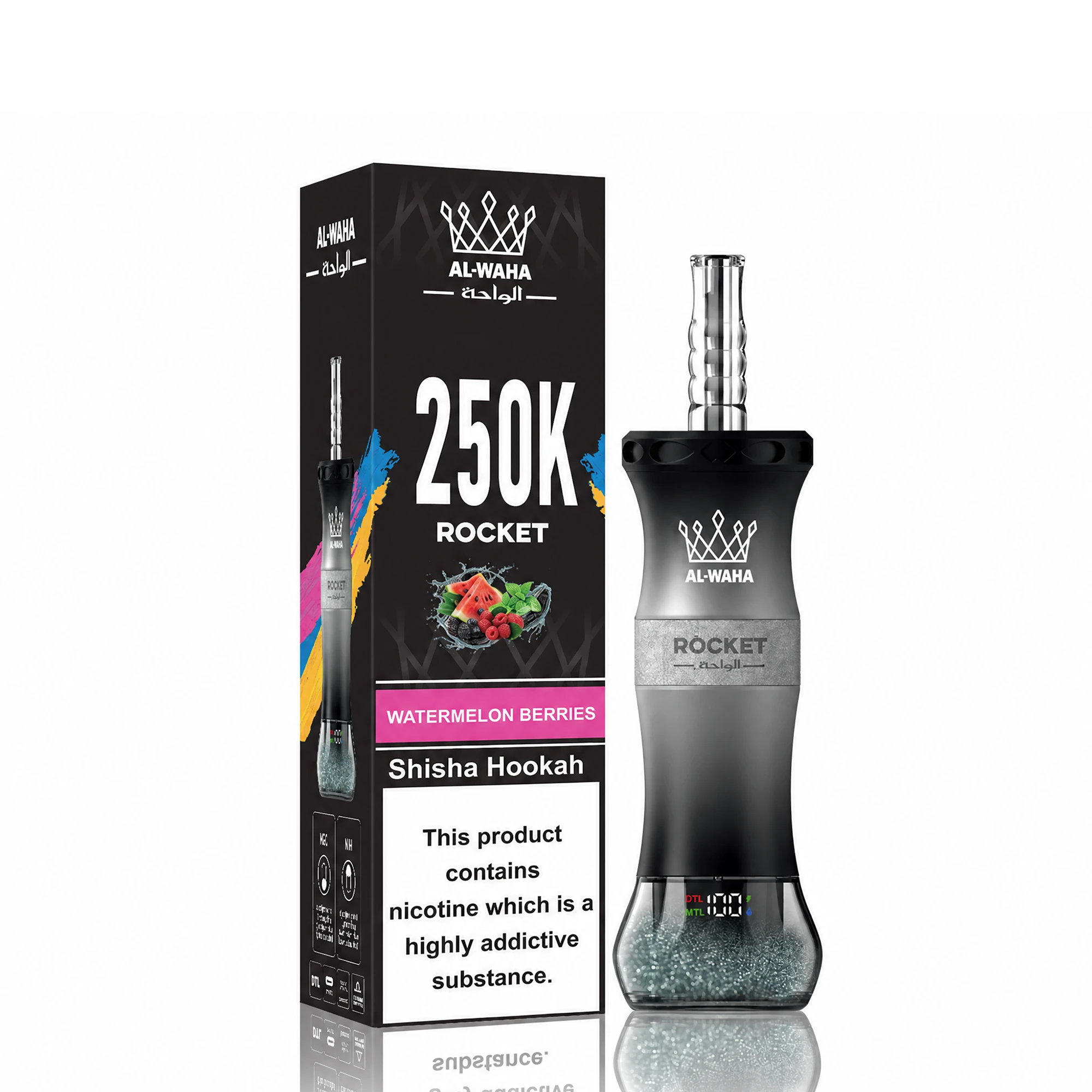 Al WAHA Rocket 250000パフ 使い捨て電子タバコ 画像9