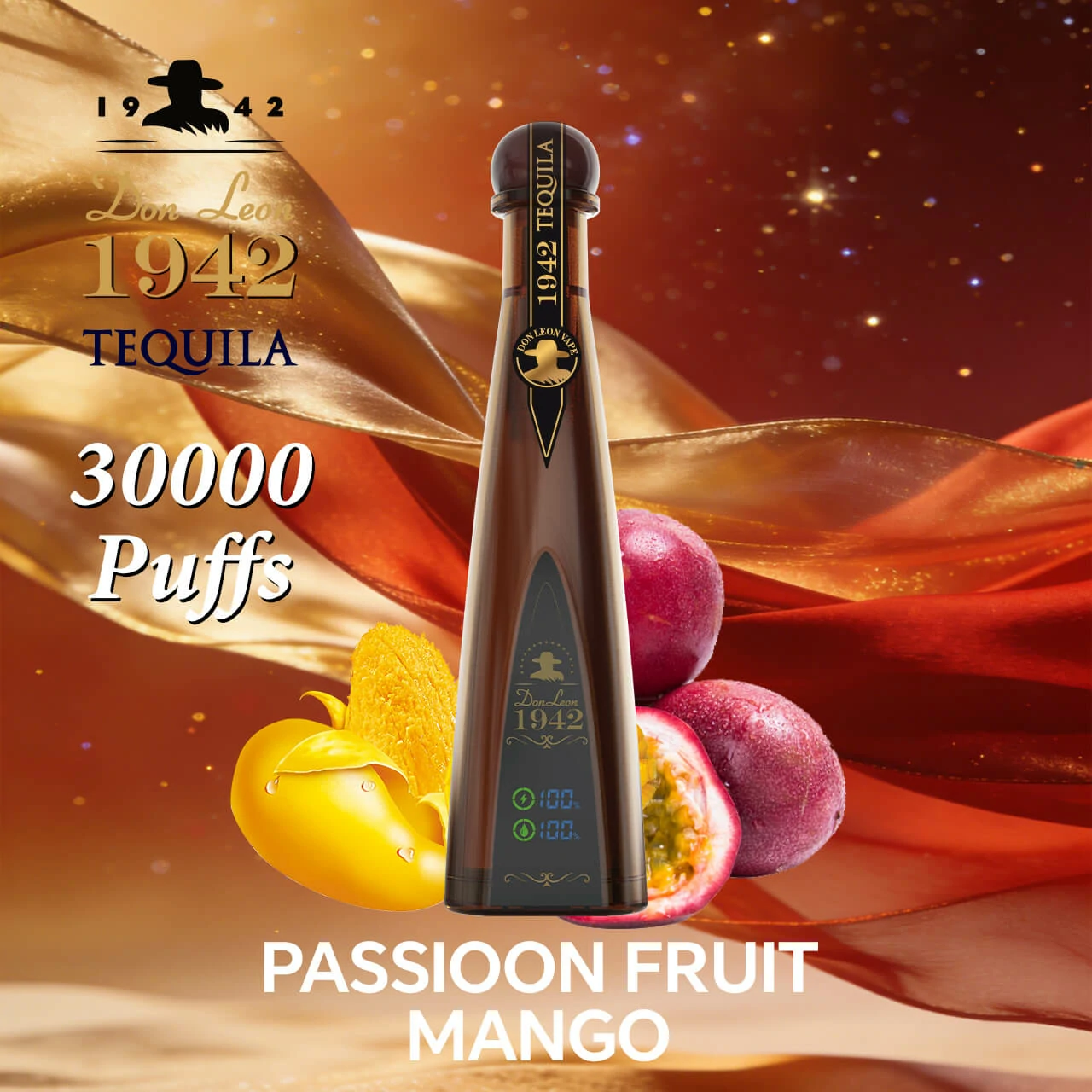 Humo Solaris Tequila Don Leon 1942 30000パフ 使い捨て電子タバコ 画像10