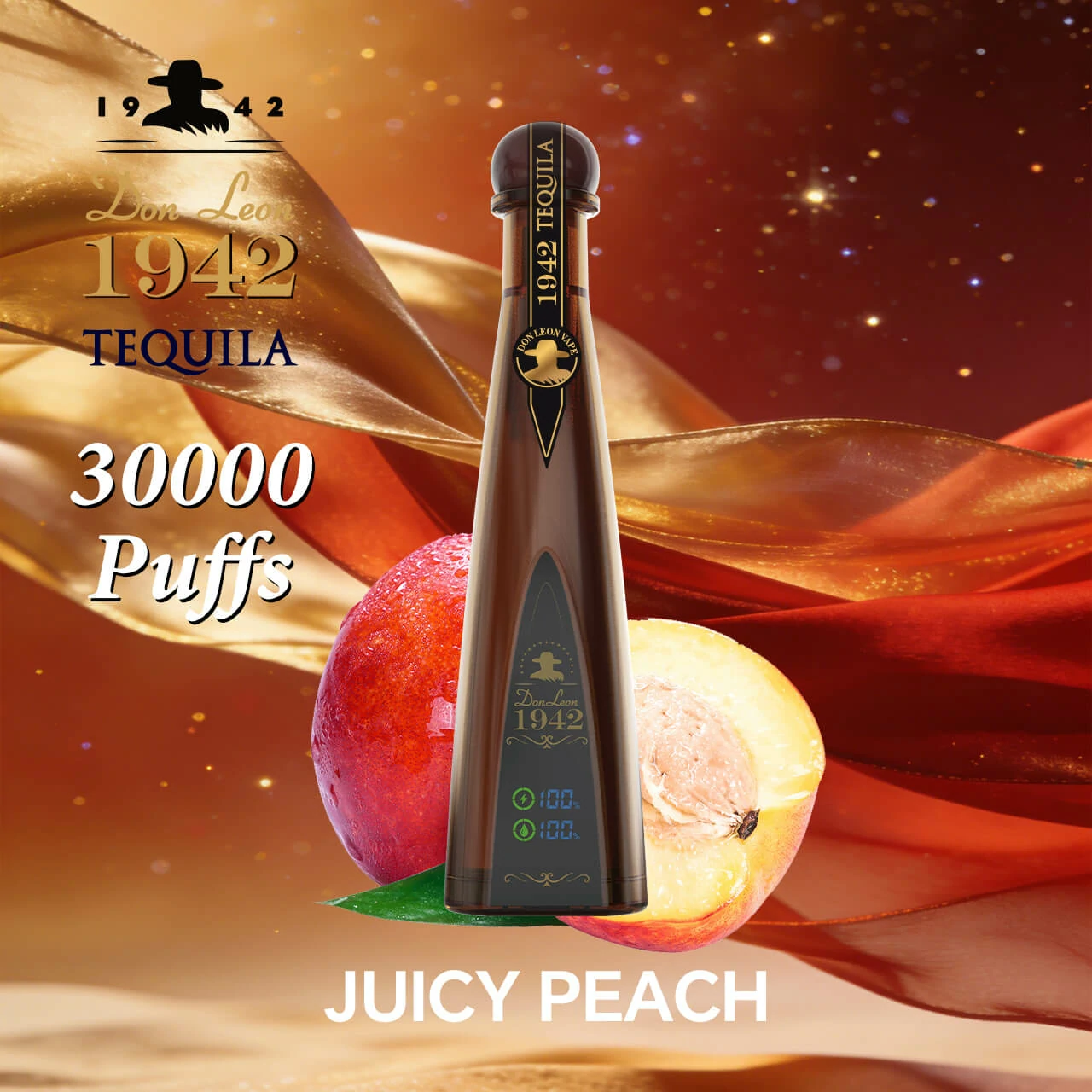 Humo Solaris Tequila Don Leon 1942 30000パフ 使い捨て電子タバコ 画像3