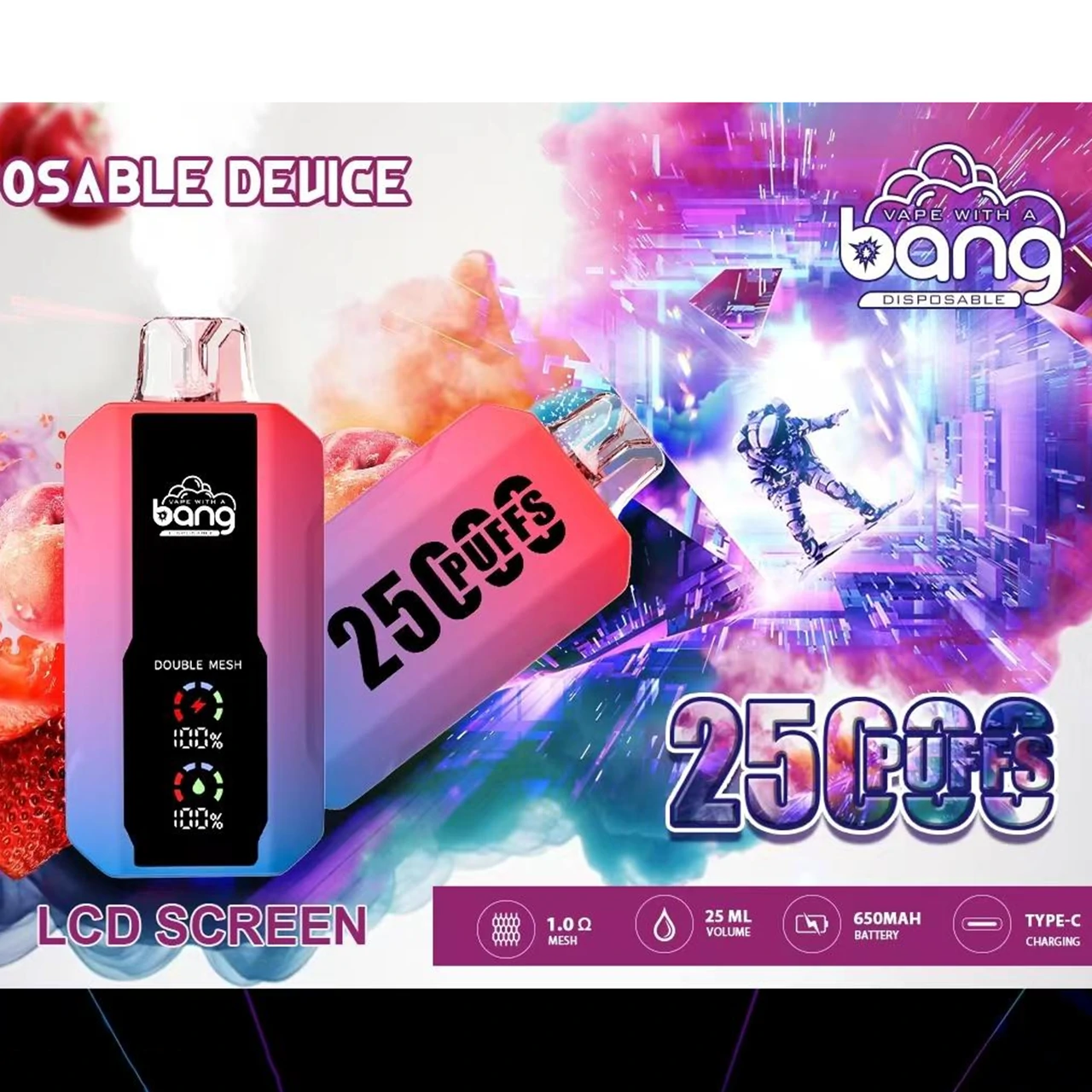 Bang 25000パフ 使い捨て電子タバコ 画像2