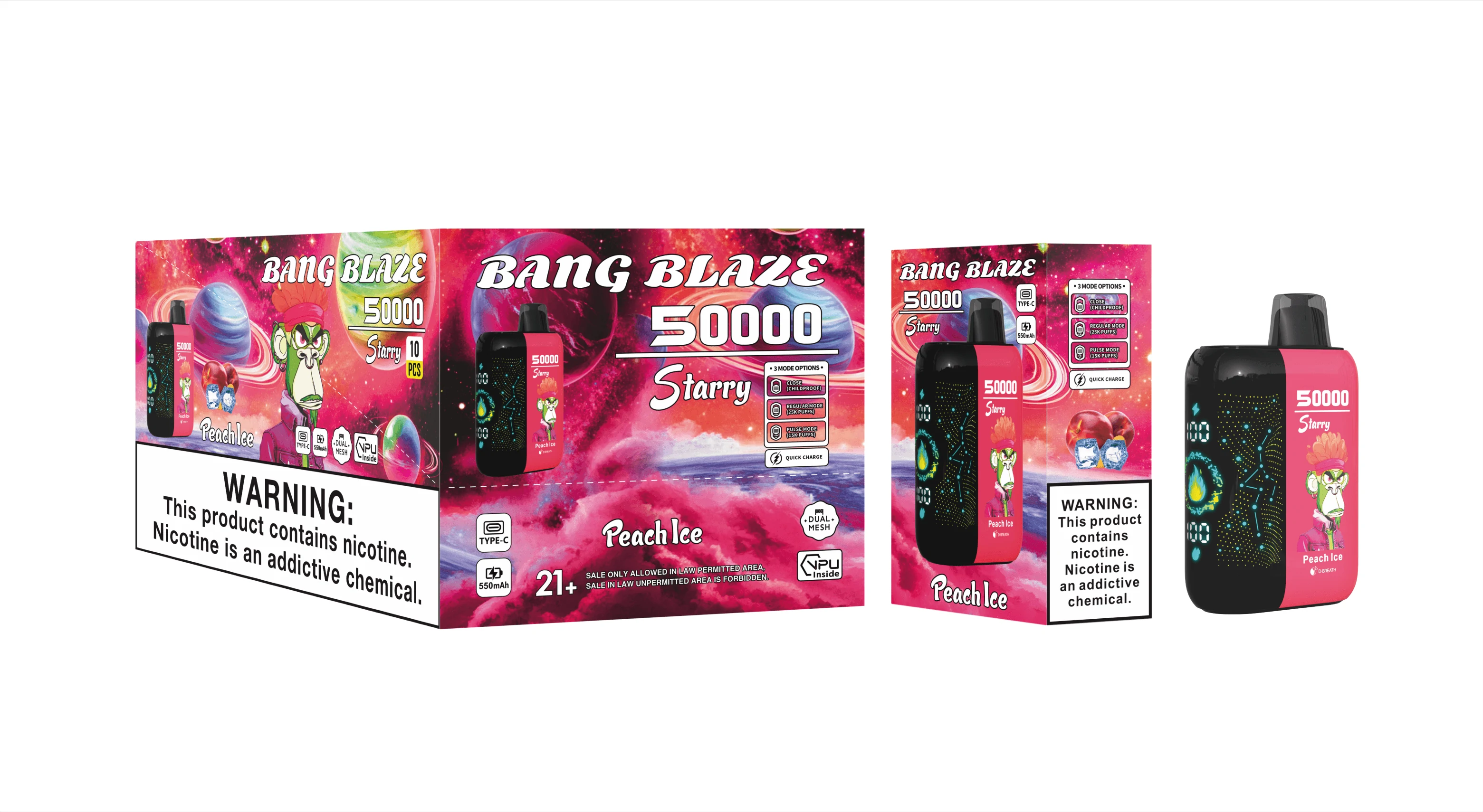 Bang Blaze Starry 50000パフ 使い捨て電子タバコ 画像7