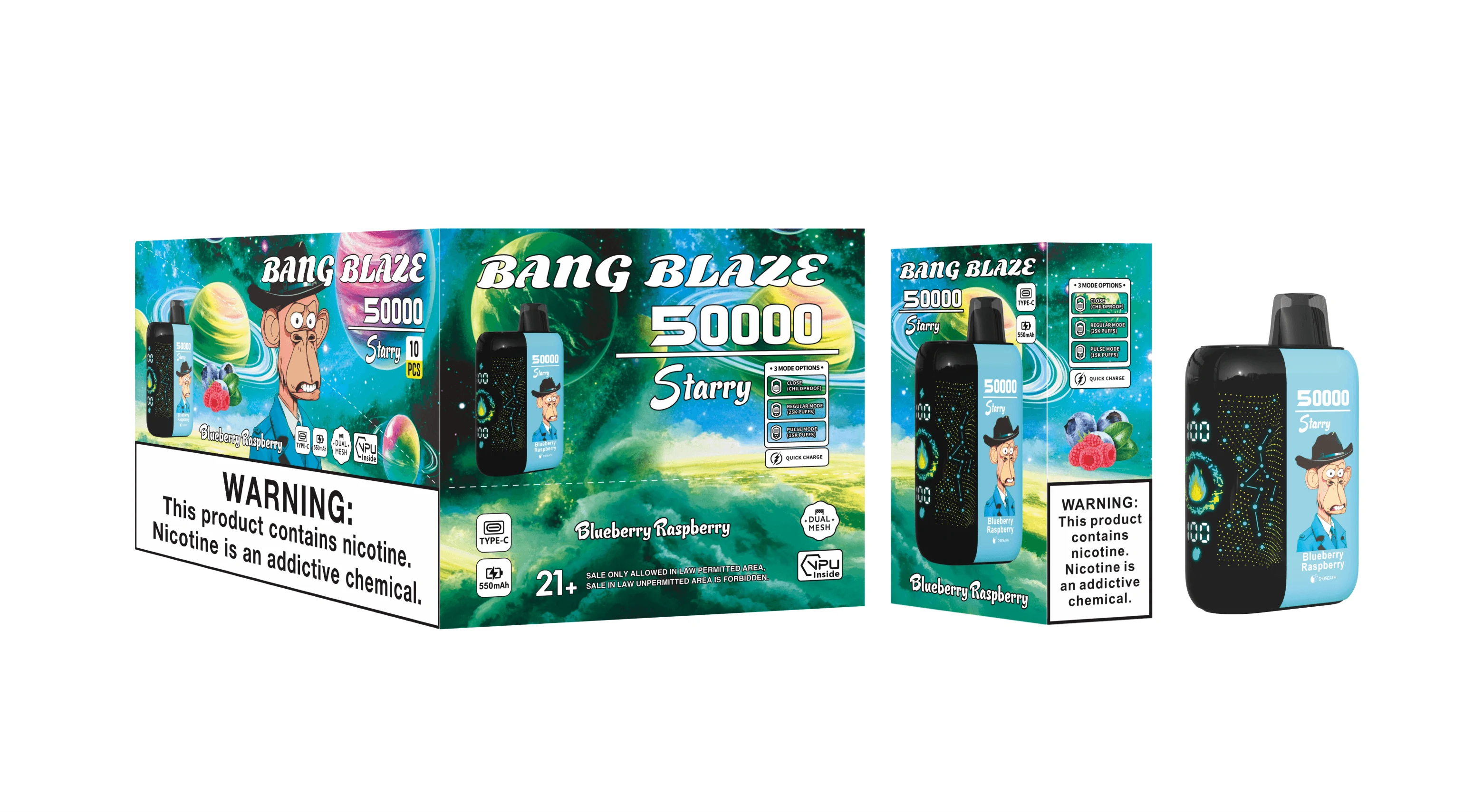 Bang Blaze Starry 50000パフ 使い捨て電子タバコ 画像3