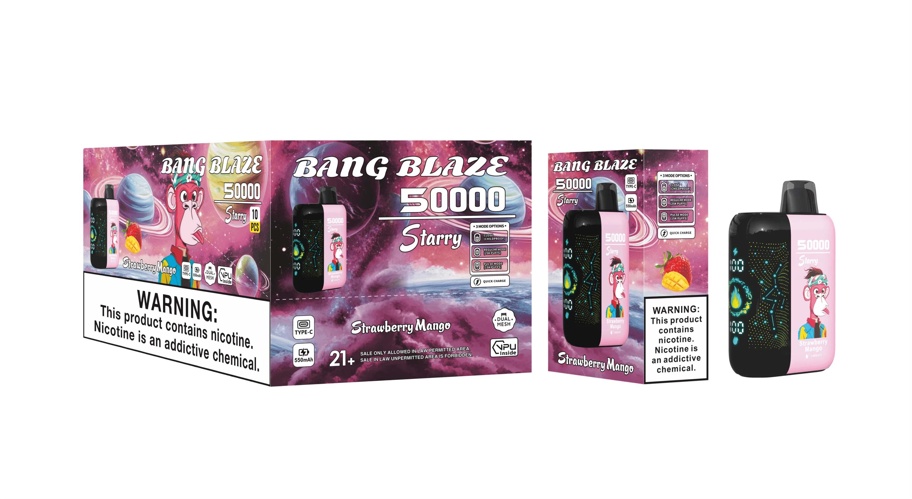 Bang Blaze Starry 50000パフ 使い捨て電子タバコ 画像6