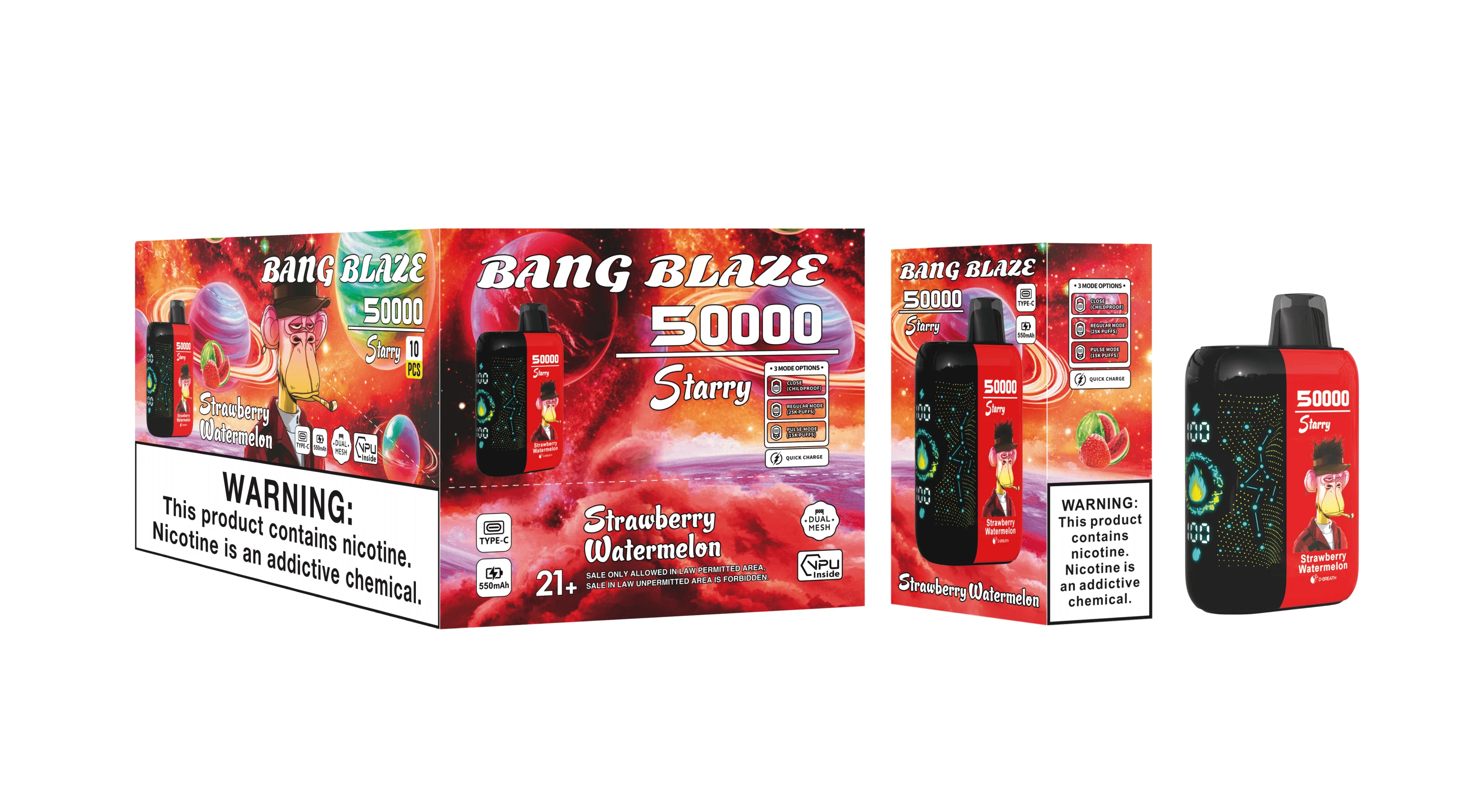 Bang Blaze Starry 50000パフ 使い捨て電子タバコ 画像2