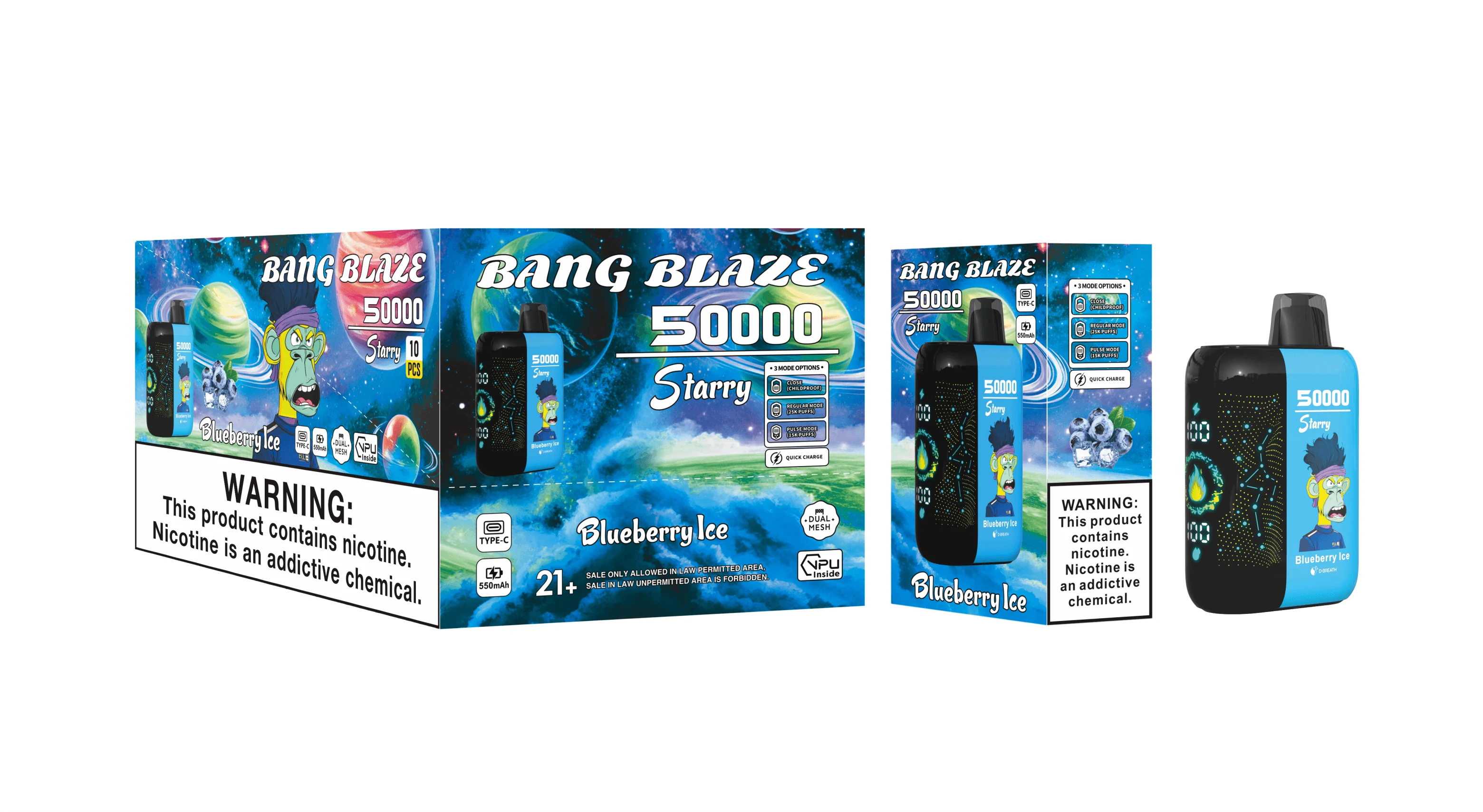 Bang Blaze Starry 50000パフ 使い捨て電子タバコ 画像4