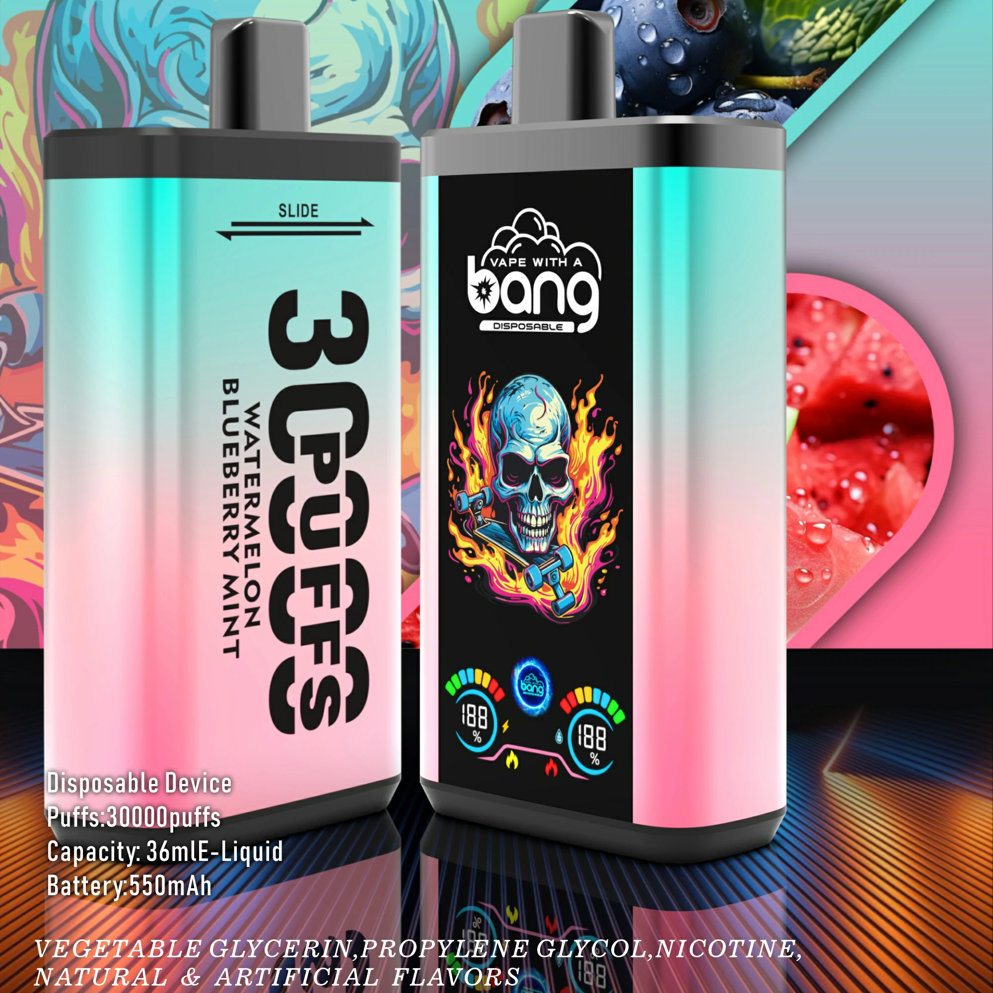 BANG B30S 30000パフ 使い捨て電子タバコ 画像2