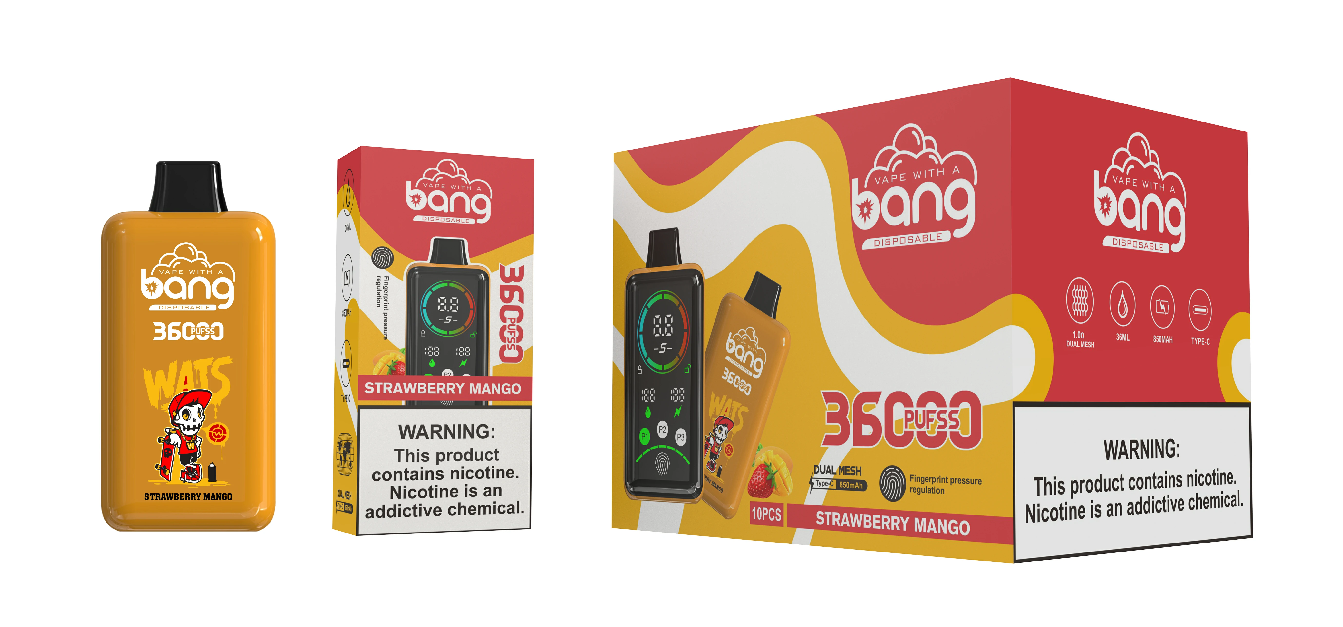 BANG 36000パフ 使い捨て電子タバコ 画像2