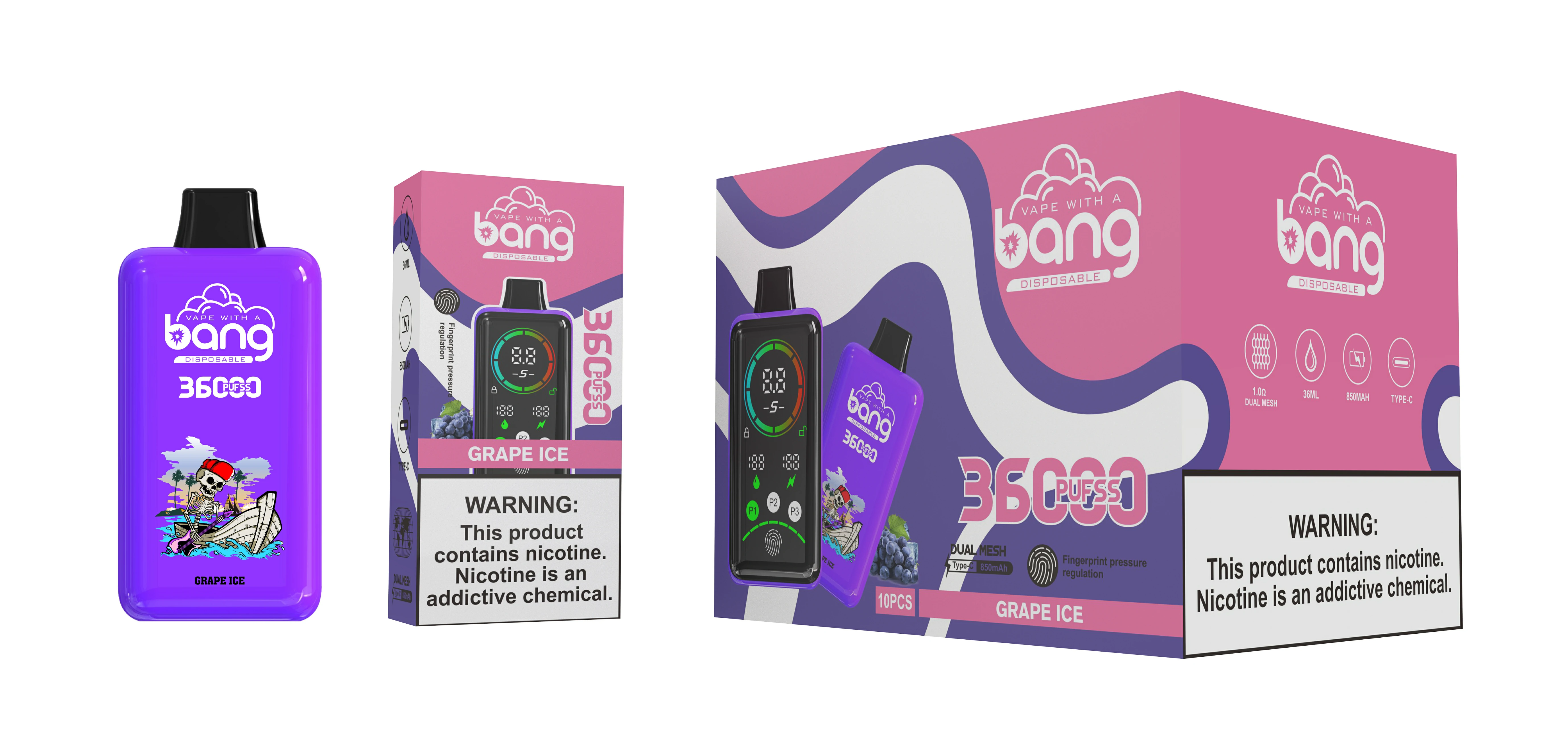 BANG 36000パフ 使い捨て電子タバコ 画像9