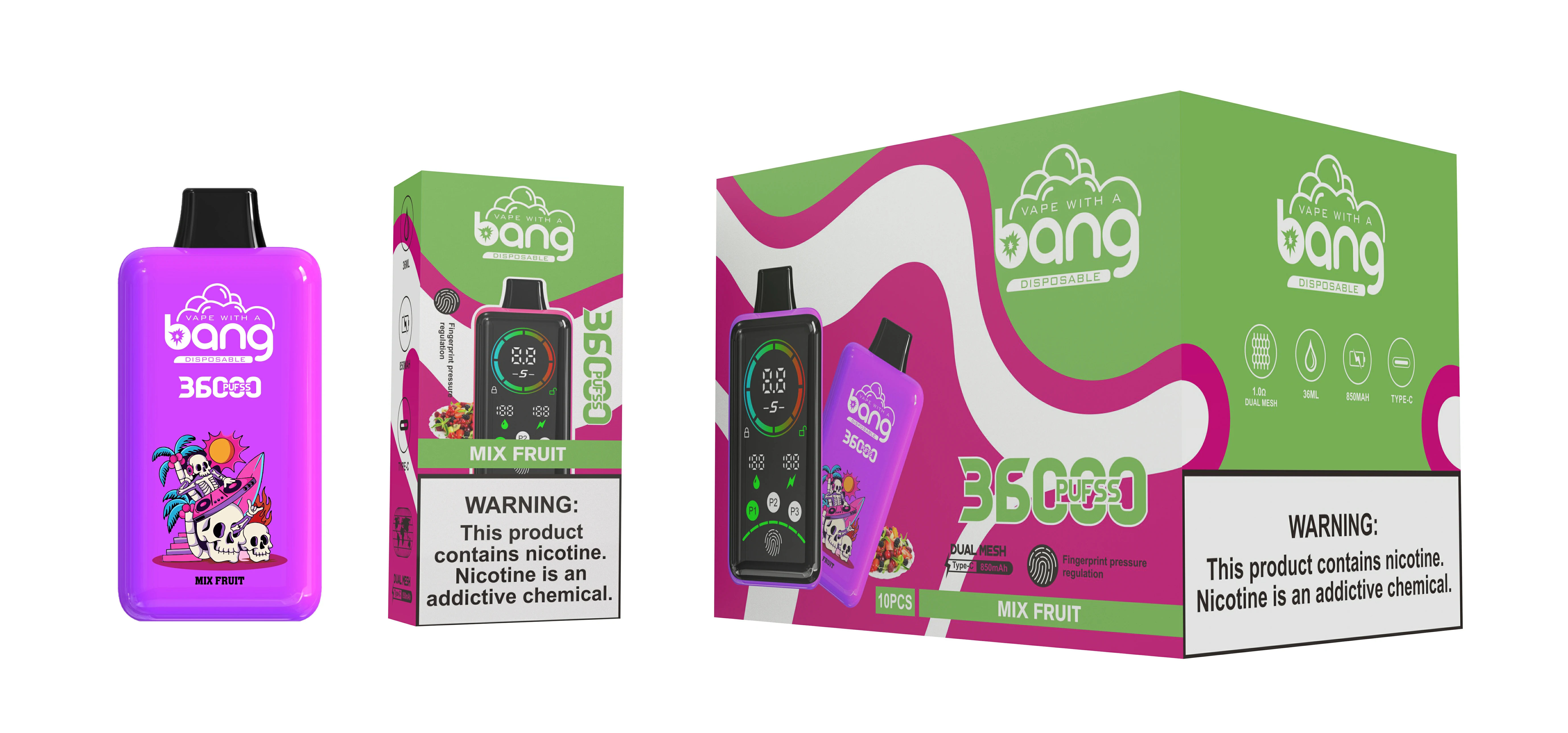 BANG 36000パフ 使い捨て電子タバコ 画像5