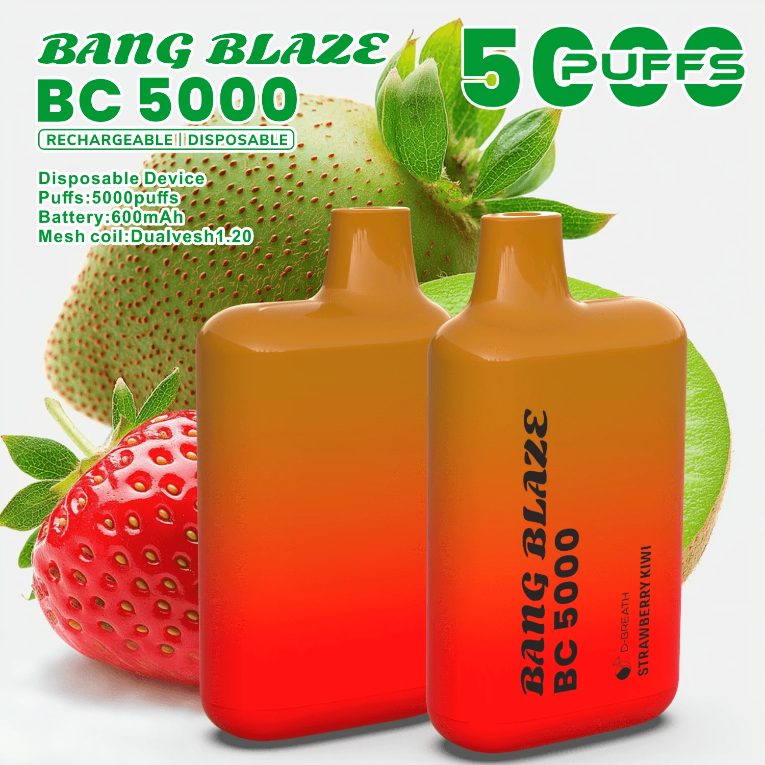 Bang Blaze BC 5000パフ 使い捨て電子タバコ 画像3