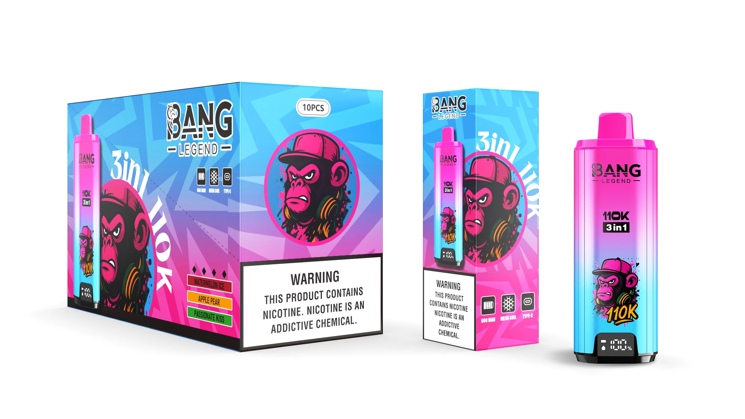 Bang Legend 110000パフ 使い捨て電子タバコ 画像4