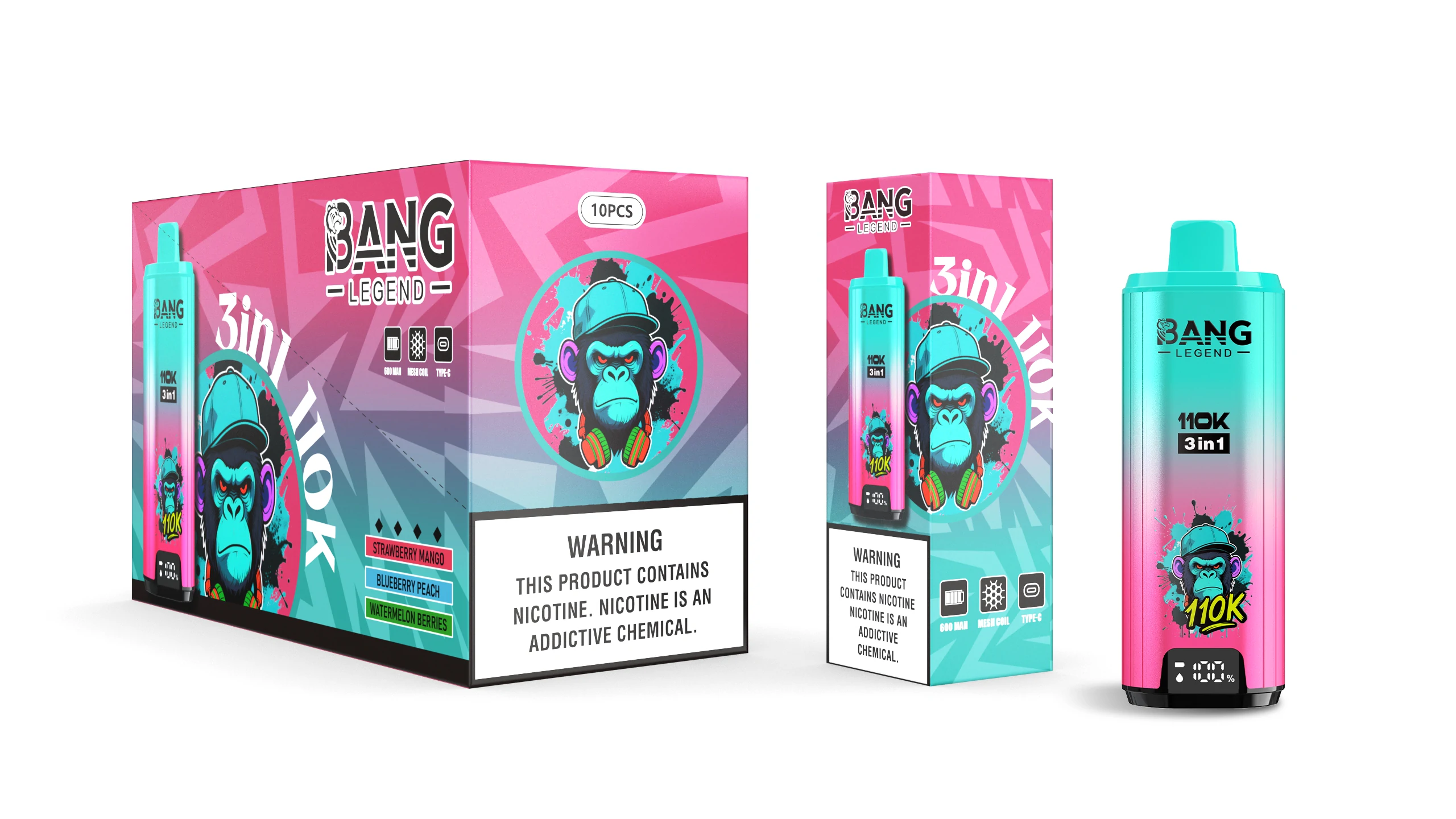 Bang Legend 110000パフ 使い捨て電子タバコ 画像7