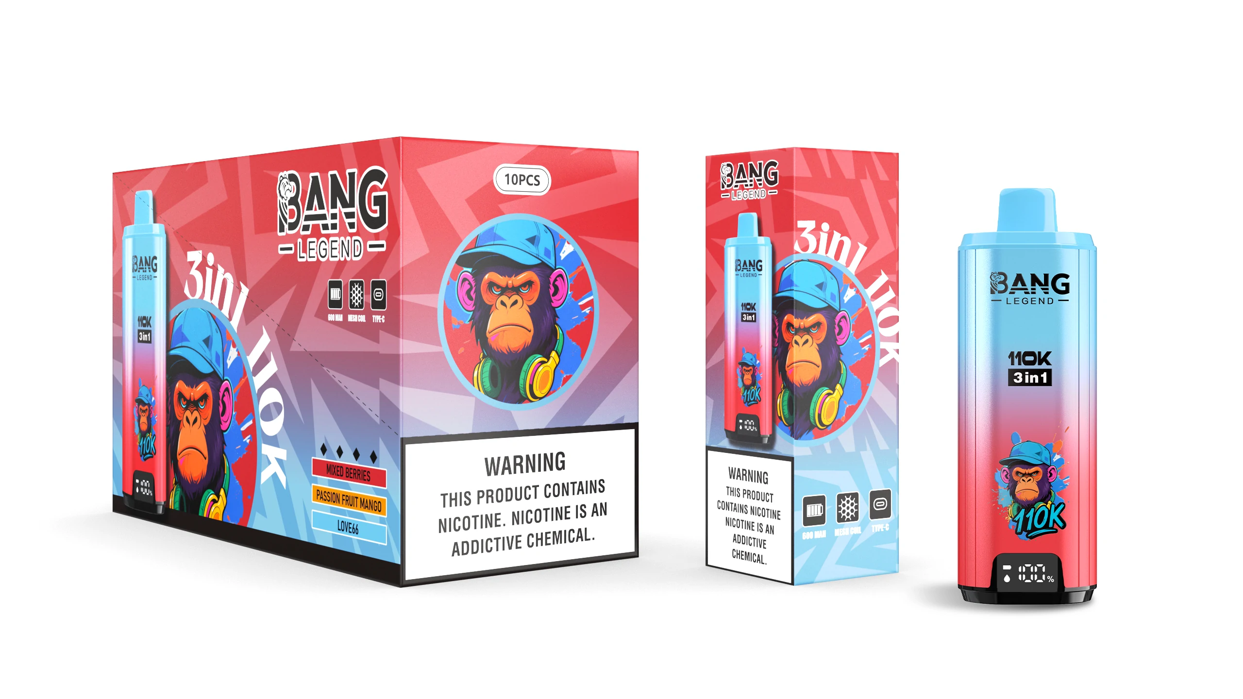Bang Legend 110000パフ 使い捨て電子タバコ 画像11