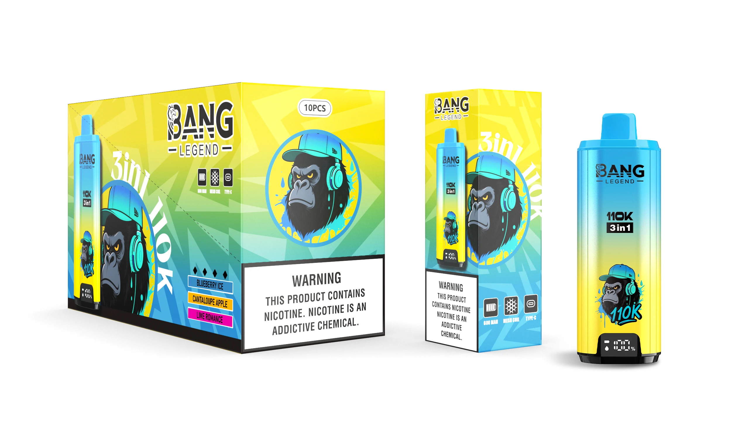 Bang Legend 110000パフ 使い捨て電子タバコ 画像2