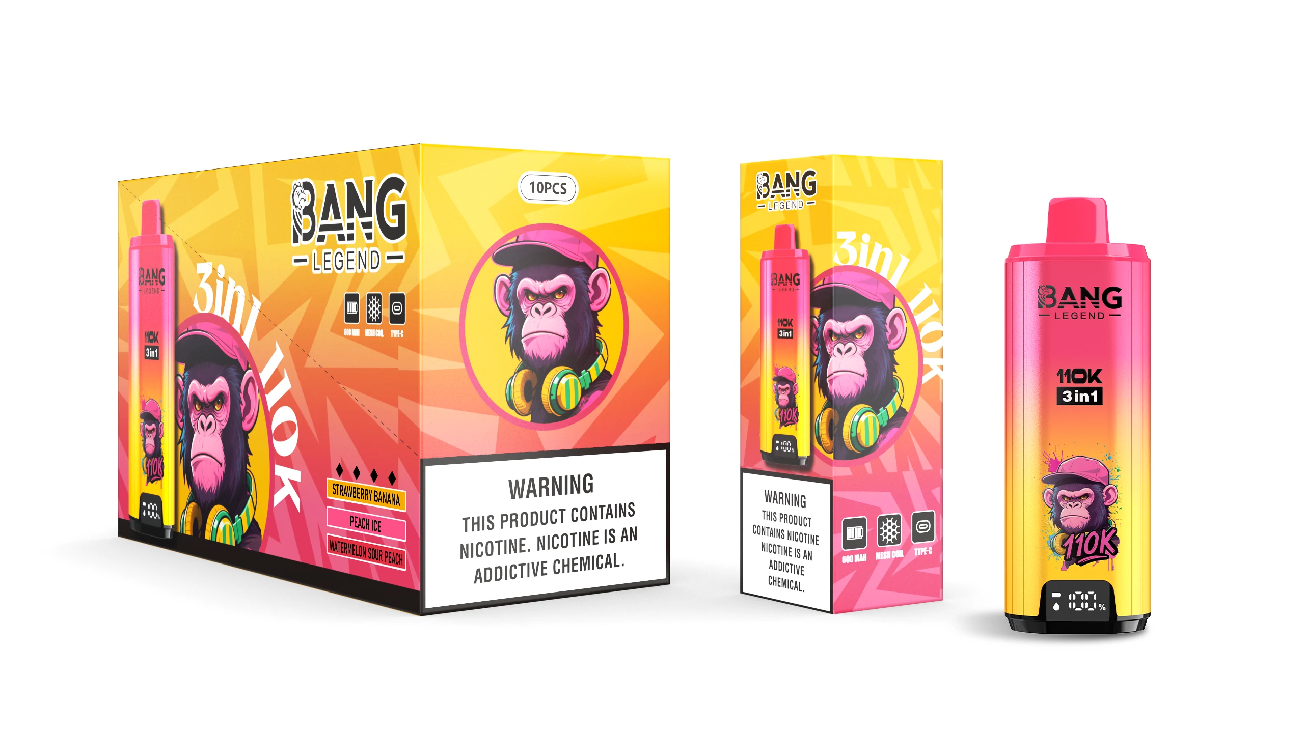 Bang Legend 110000パフ 使い捨て電子タバコ 画像9