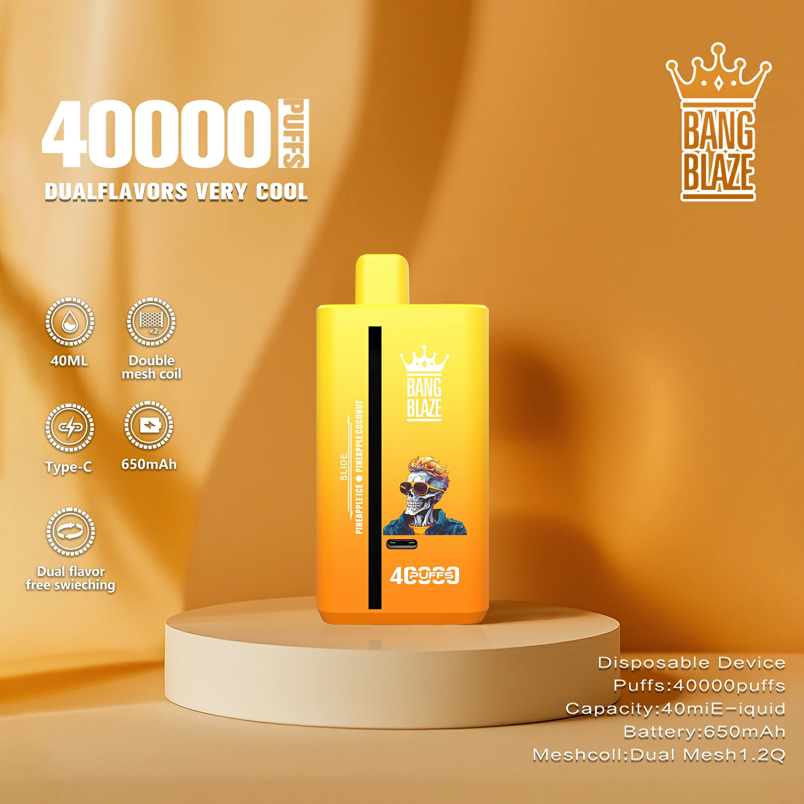 Bang Blaze 40000パフ 使い捨て電子タバコ 画像5