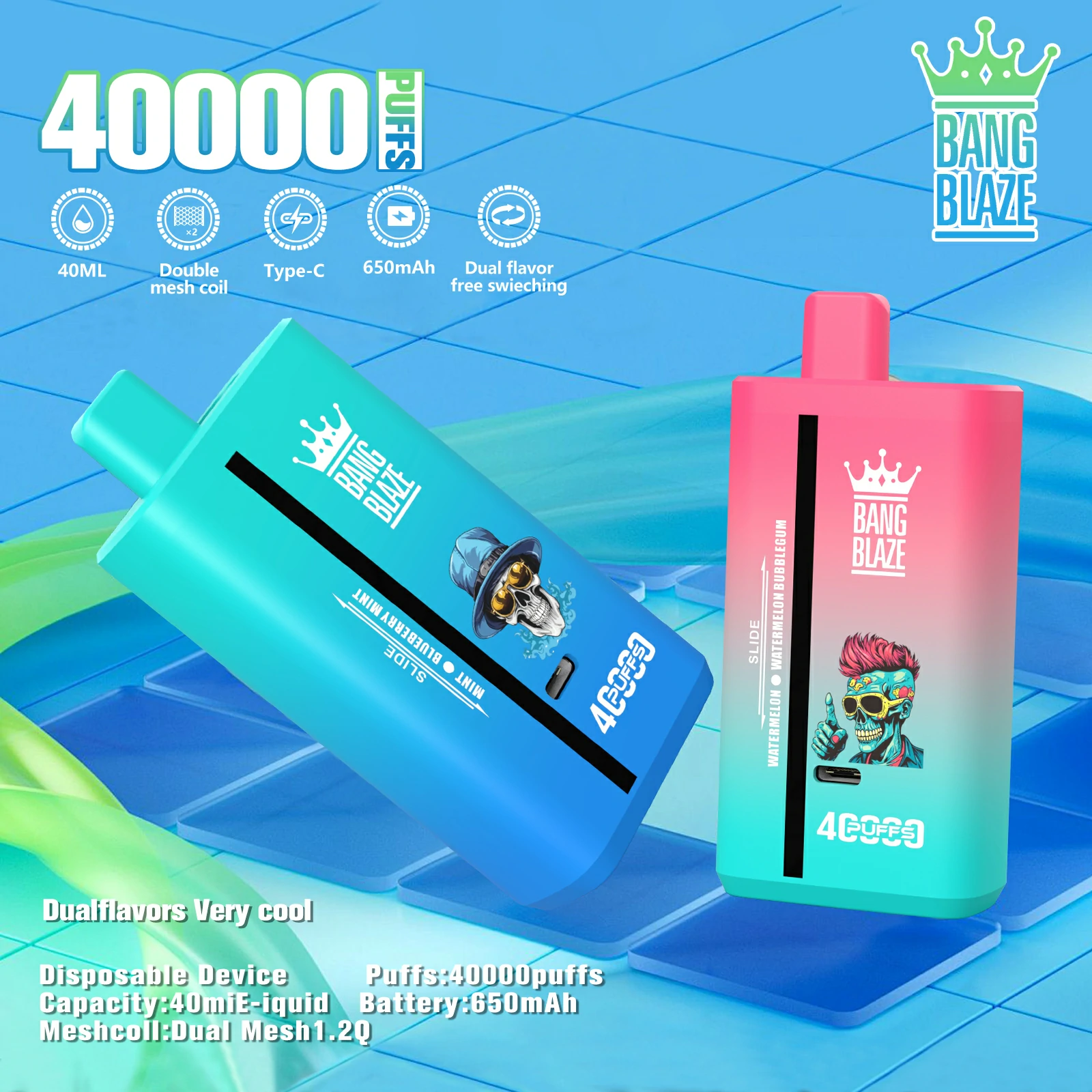 Bang Blaze 40000パフ 使い捨て電子タバコ 画像10