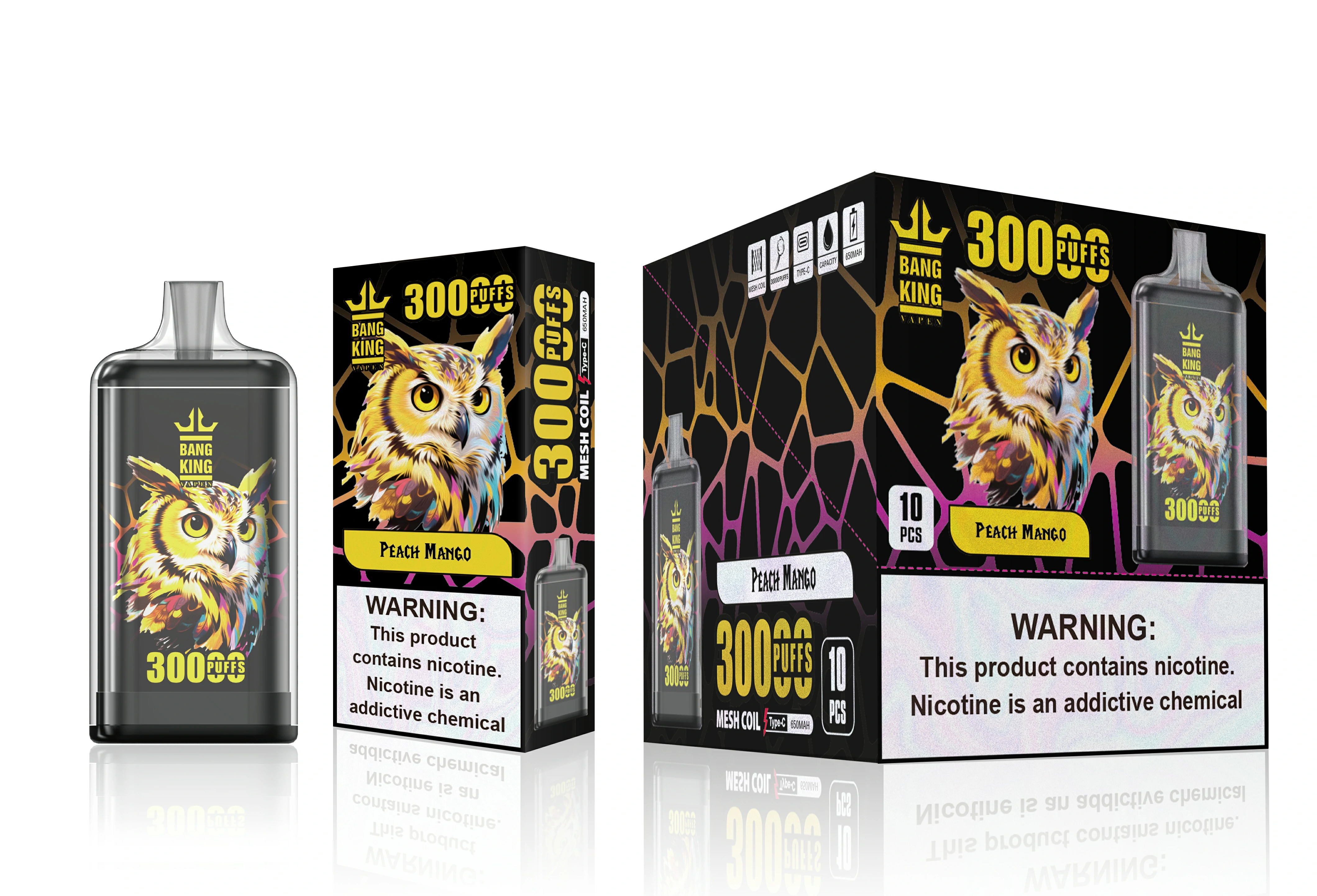 Bang King Totem 30000パフ 使い捨て電子タバコ 画像3