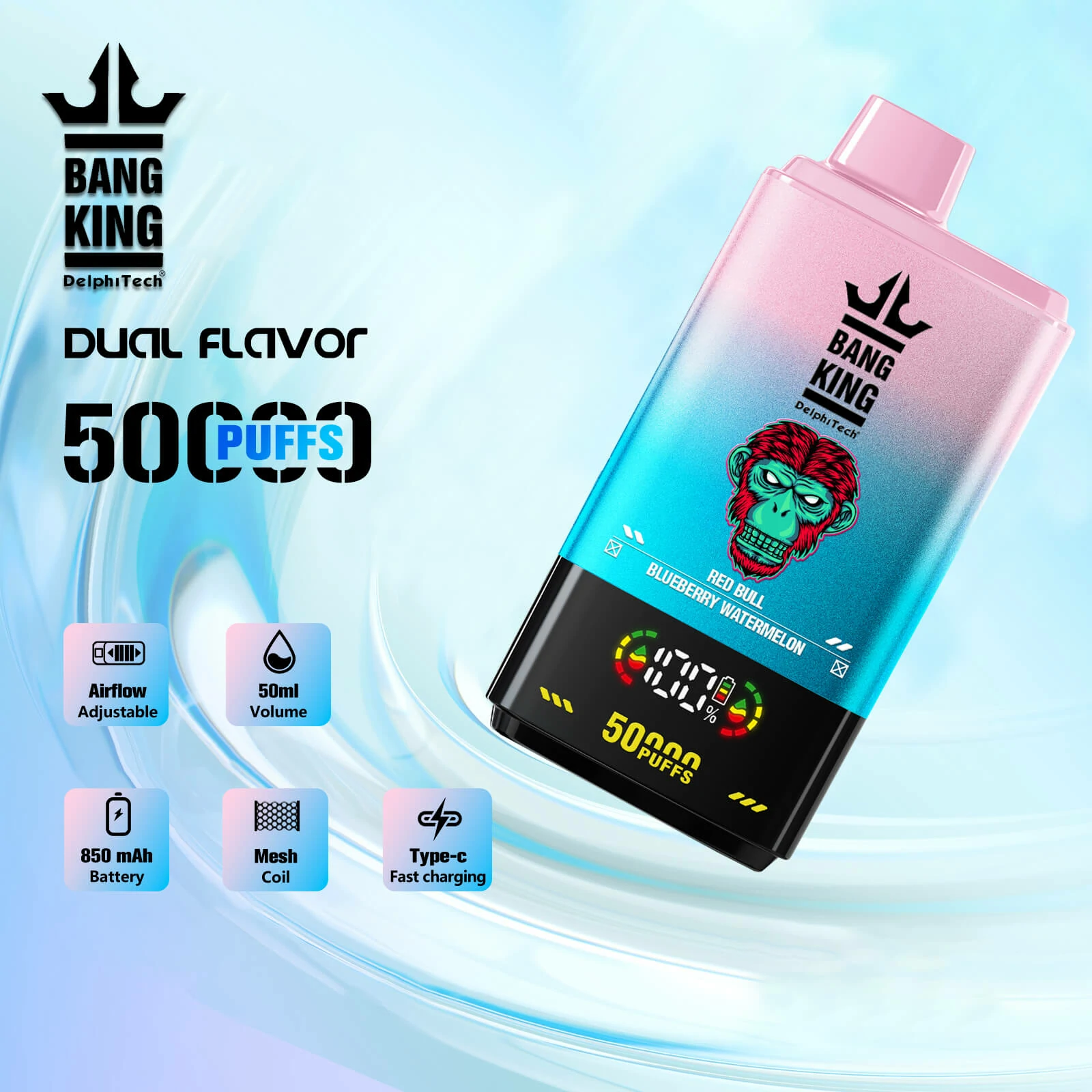 Bang King Twins 50000パフ 使い捨て電子タバコ 画像6