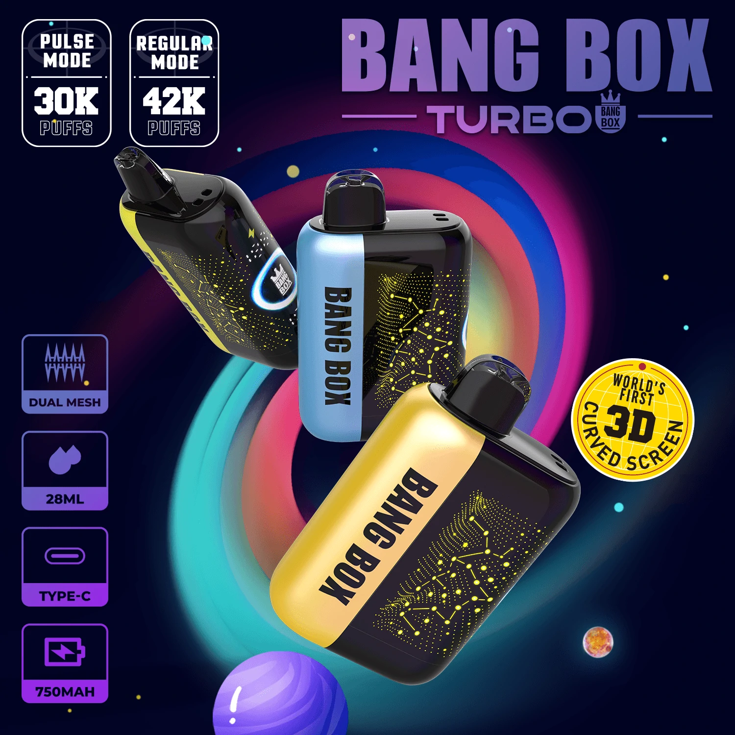Bang Box 42000パフ 使い捨て電子タバコ 画像2