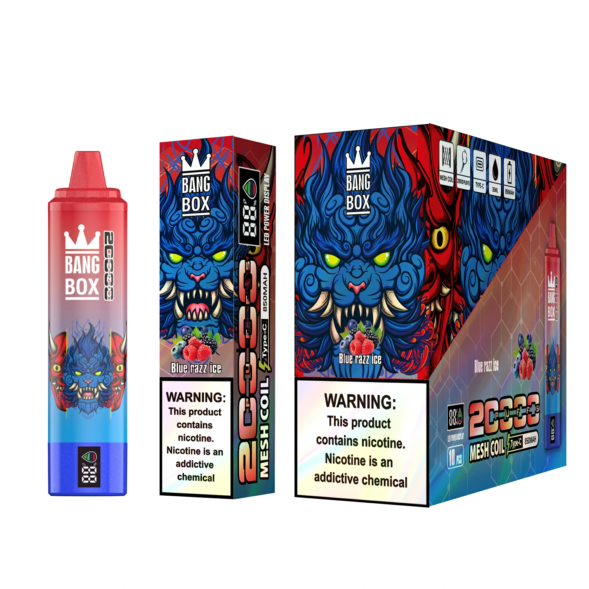 Bang Box 20000パフ 使い捨て電子タバコ 画像2