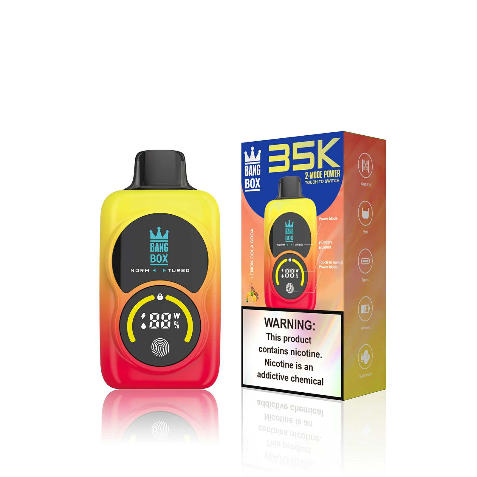 Bang Box 35000パフ 使い捨て電子タバコ 画像4
