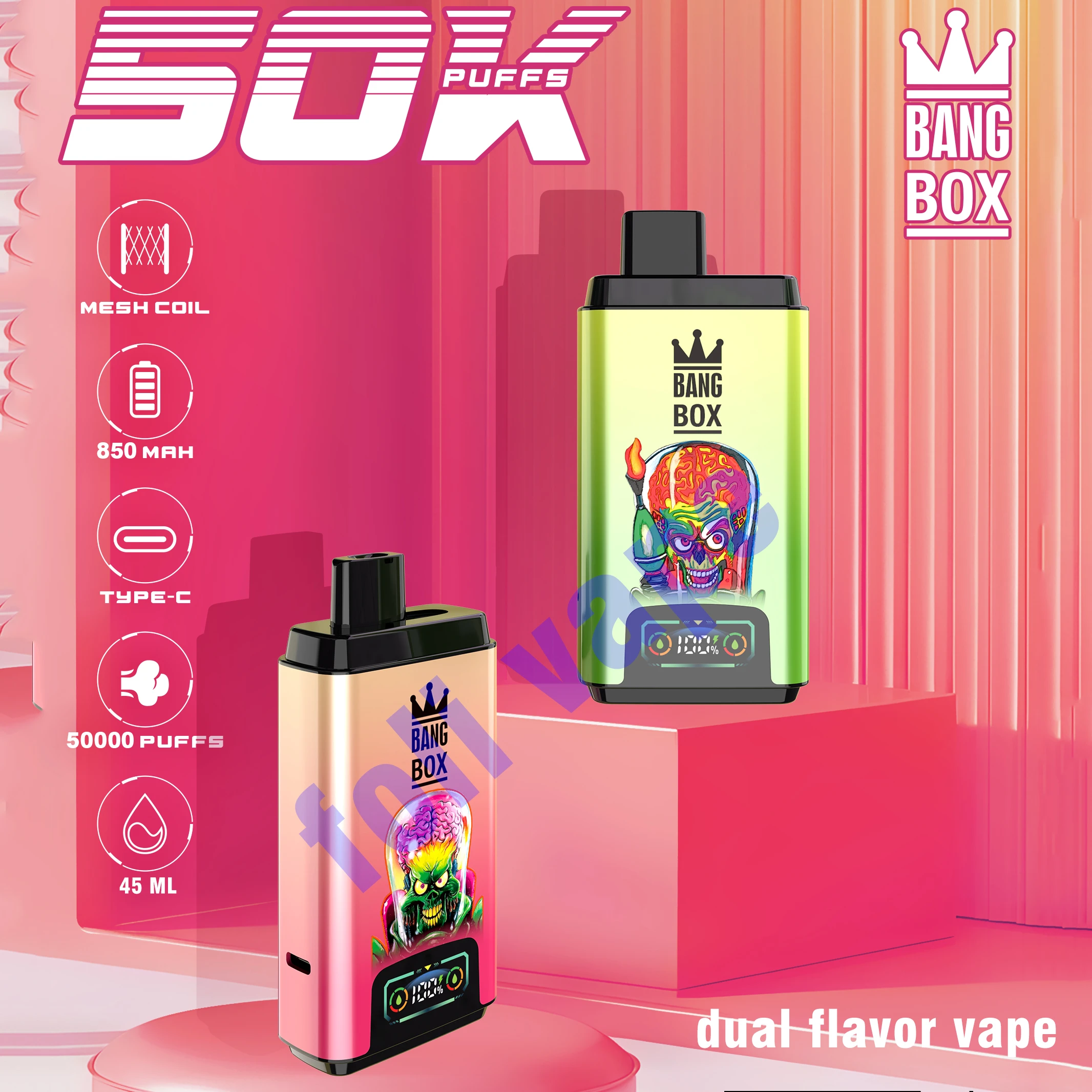 Bang Box 50000パフ 使い捨て電子タバコ 画像2