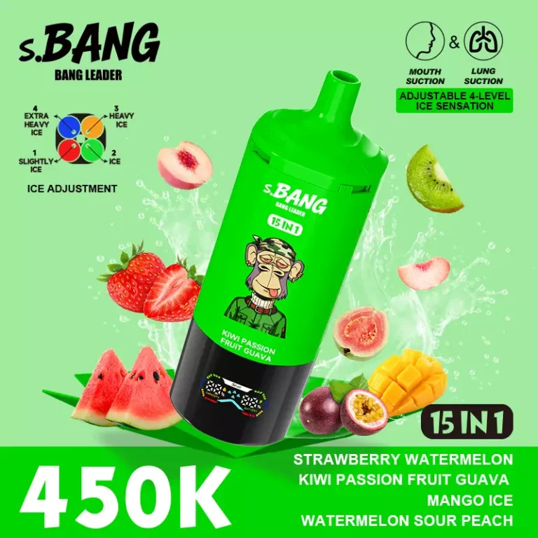 Bang Leader 450000パフ 15-in-1 使い捨て電子タバコ 画像7