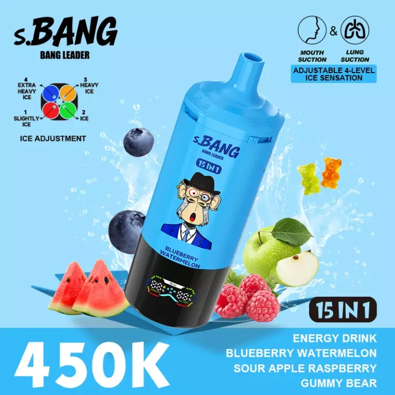 Bang Leader 450000パフ 15-in-1 使い捨て電子タバコ 画像8