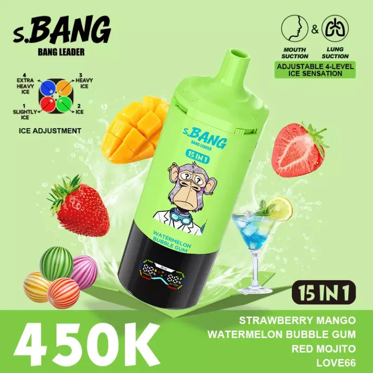 Bang Leader 450000パフ 15-in-1 使い捨て電子タバコ 画像3