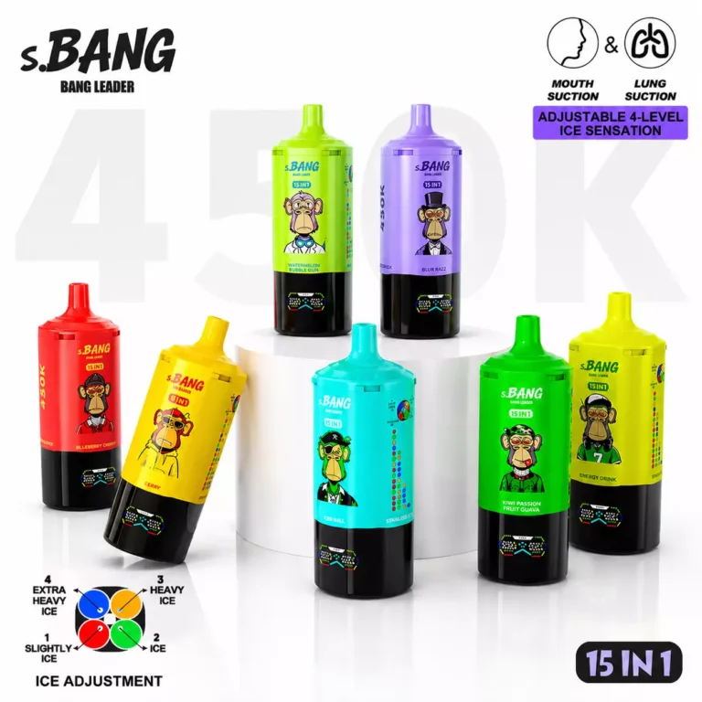 Bang Leader 450000パフ 15-in-1 使い捨て電子タバコ 画像9