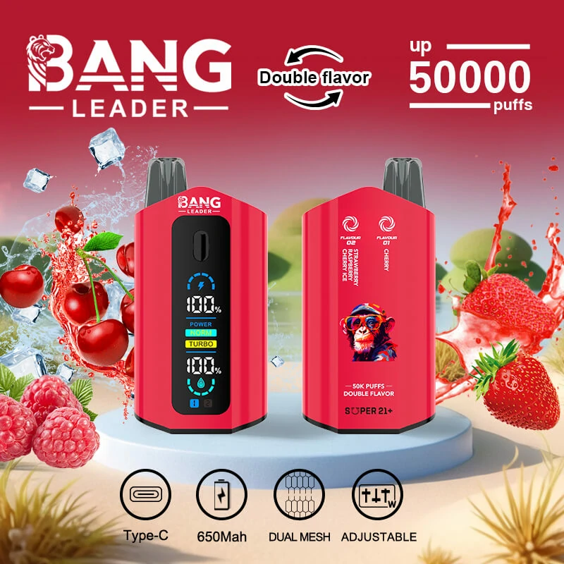 Bang Leader 50000パフ 2-in-1 使い捨て電子タバコ 画像6