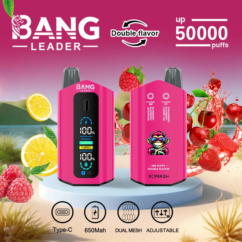 Bang Leader 50000パフ 2-in-1 使い捨て電子タバコ 画像9