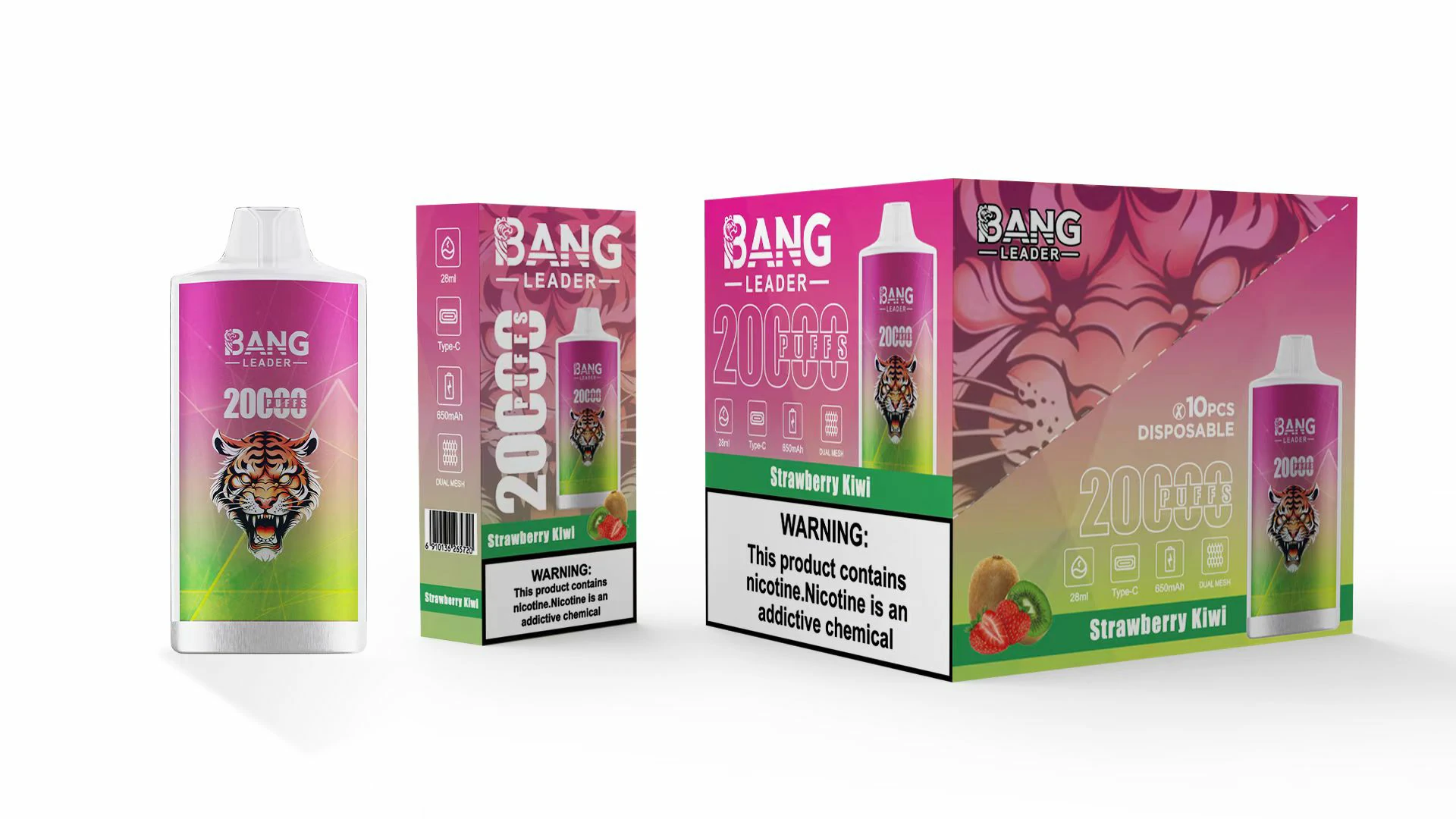 Bang Leader 20000パフ 使い捨て電子タバコ 画像2
