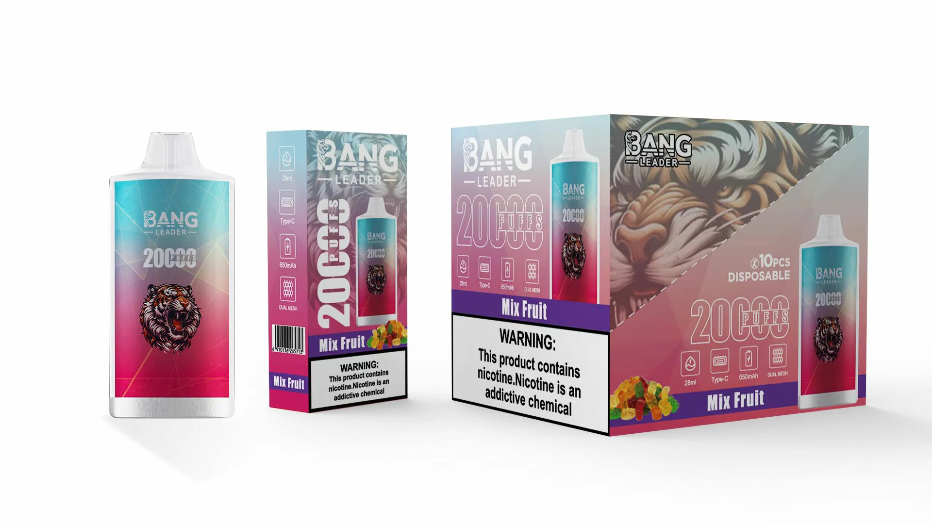 Bang Leader 20000パフ 使い捨て電子タバコ 画像7